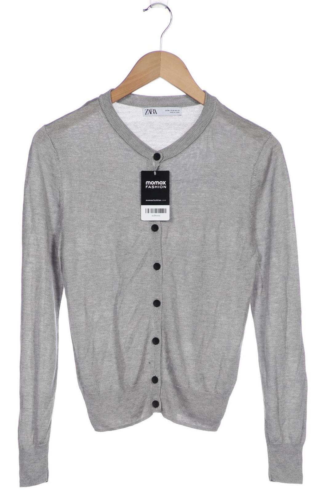 

ZARA Damen Strickjacke, grau