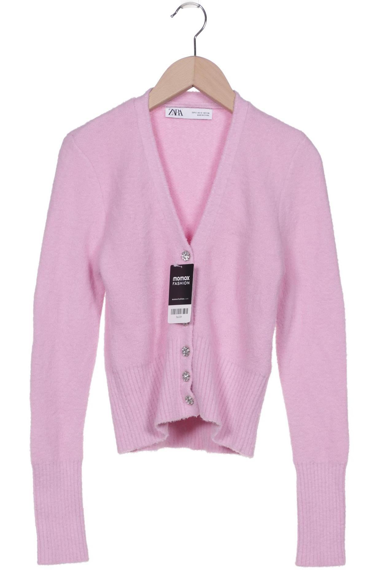 

ZARA Damen Strickjacke, pink