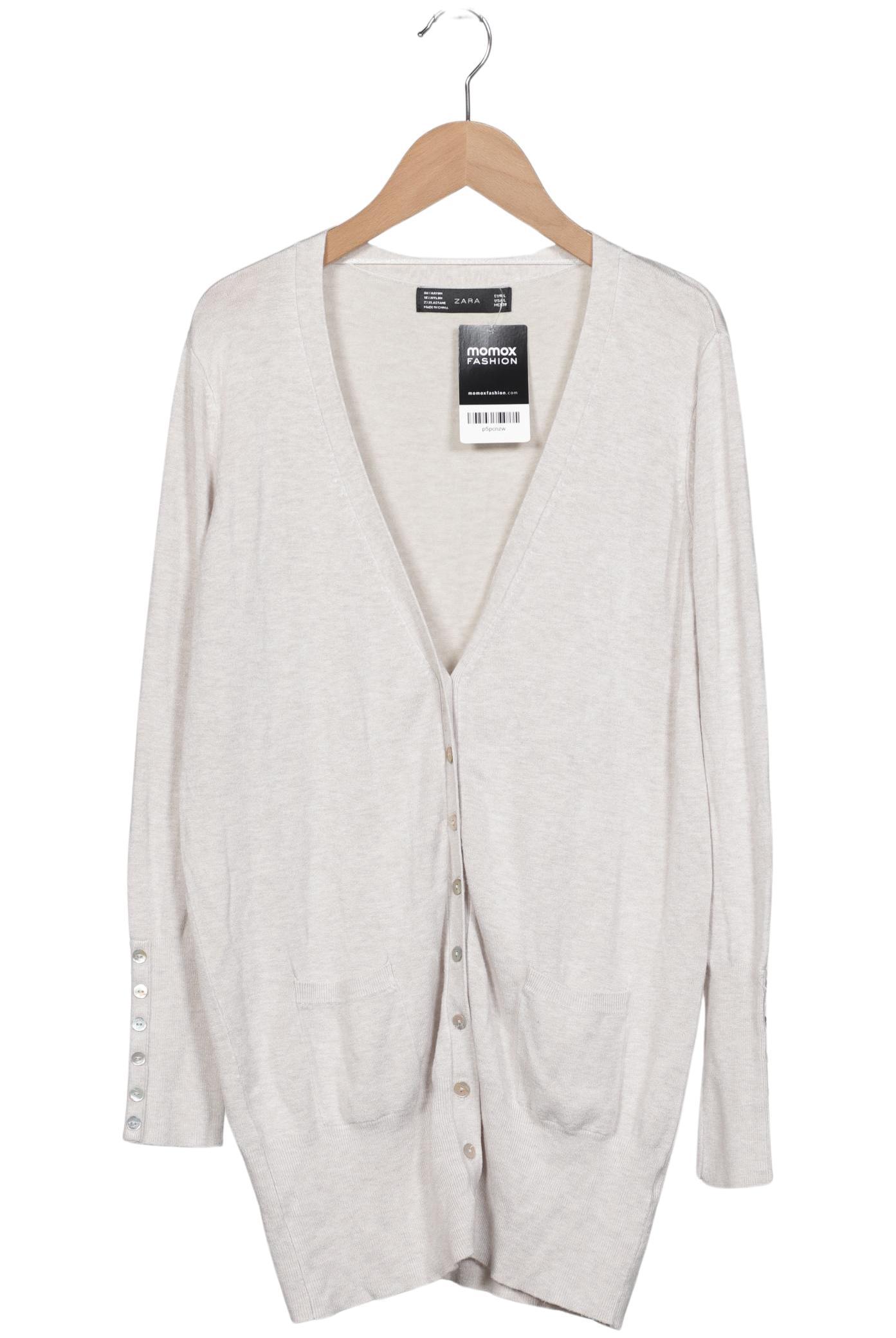 

Zara Damen Strickjacke, cremeweiß, Gr. 42