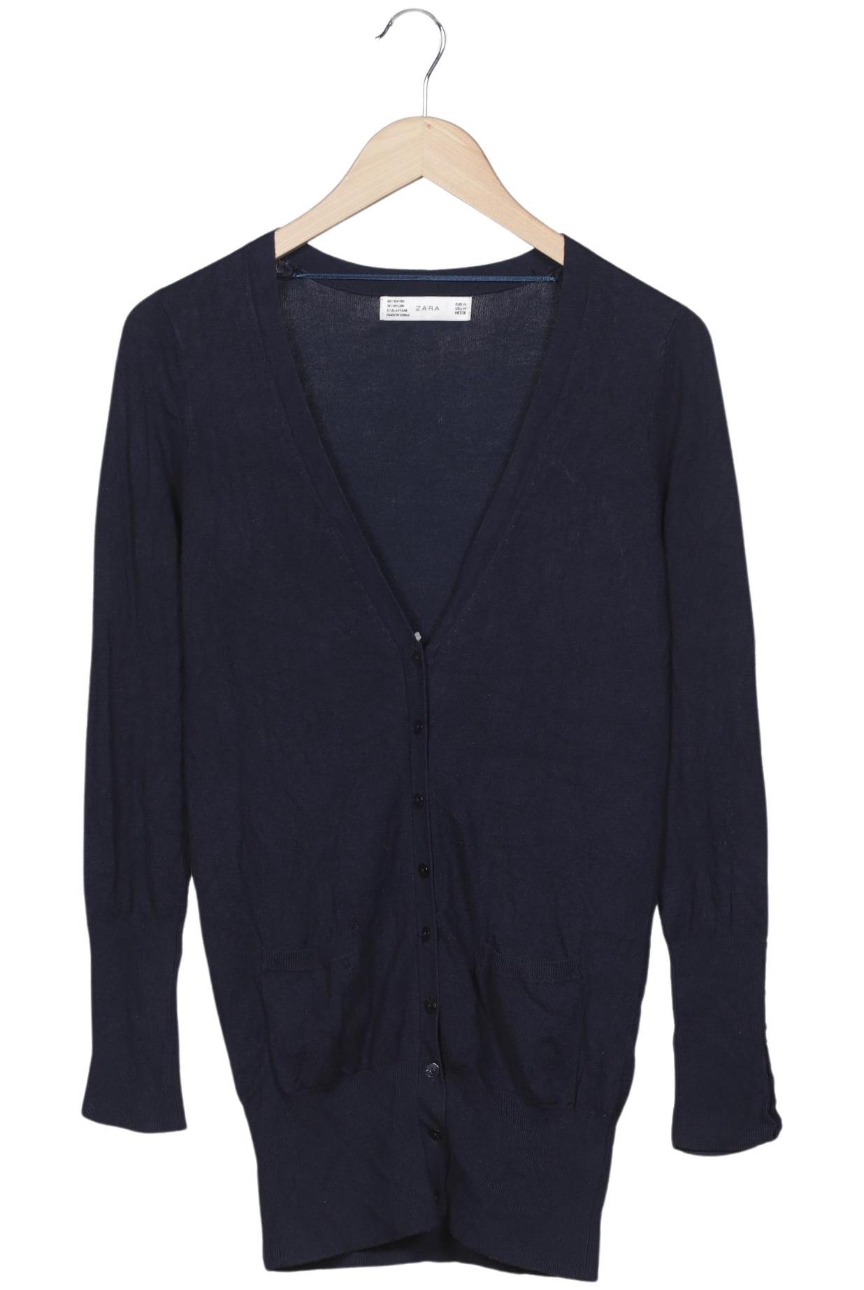 

Zara Damen Strickjacke, marineblau, Gr. 38
