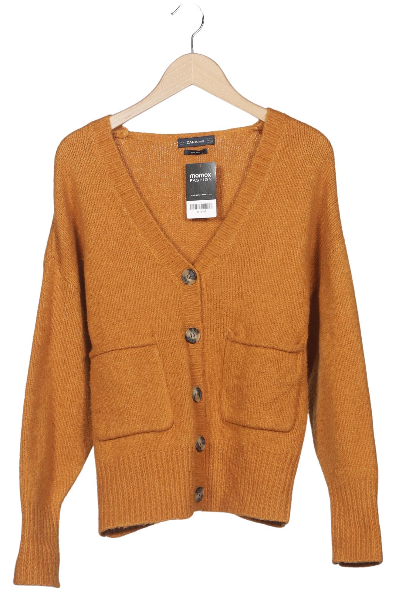 

Zara Damen Strickjacke, orange, Gr. 36