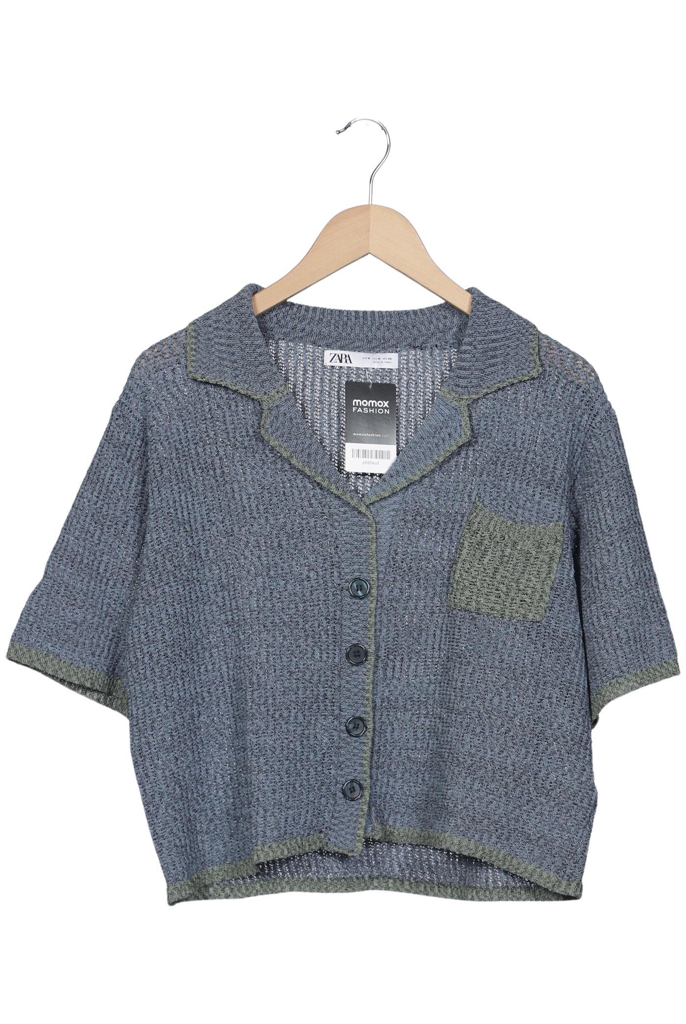 

Zara Damen Strickjacke, blau, Gr. 38