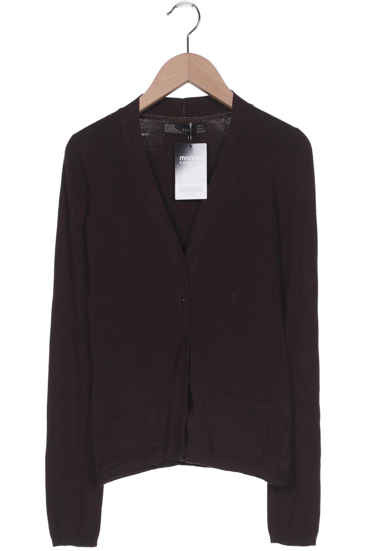 

Zara Damen Strickjacke, braun, Gr. 36