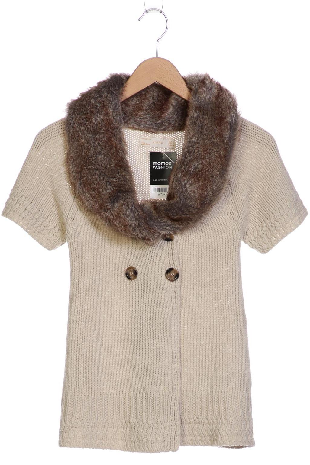 

ZARA Damen Strickjacke, beige