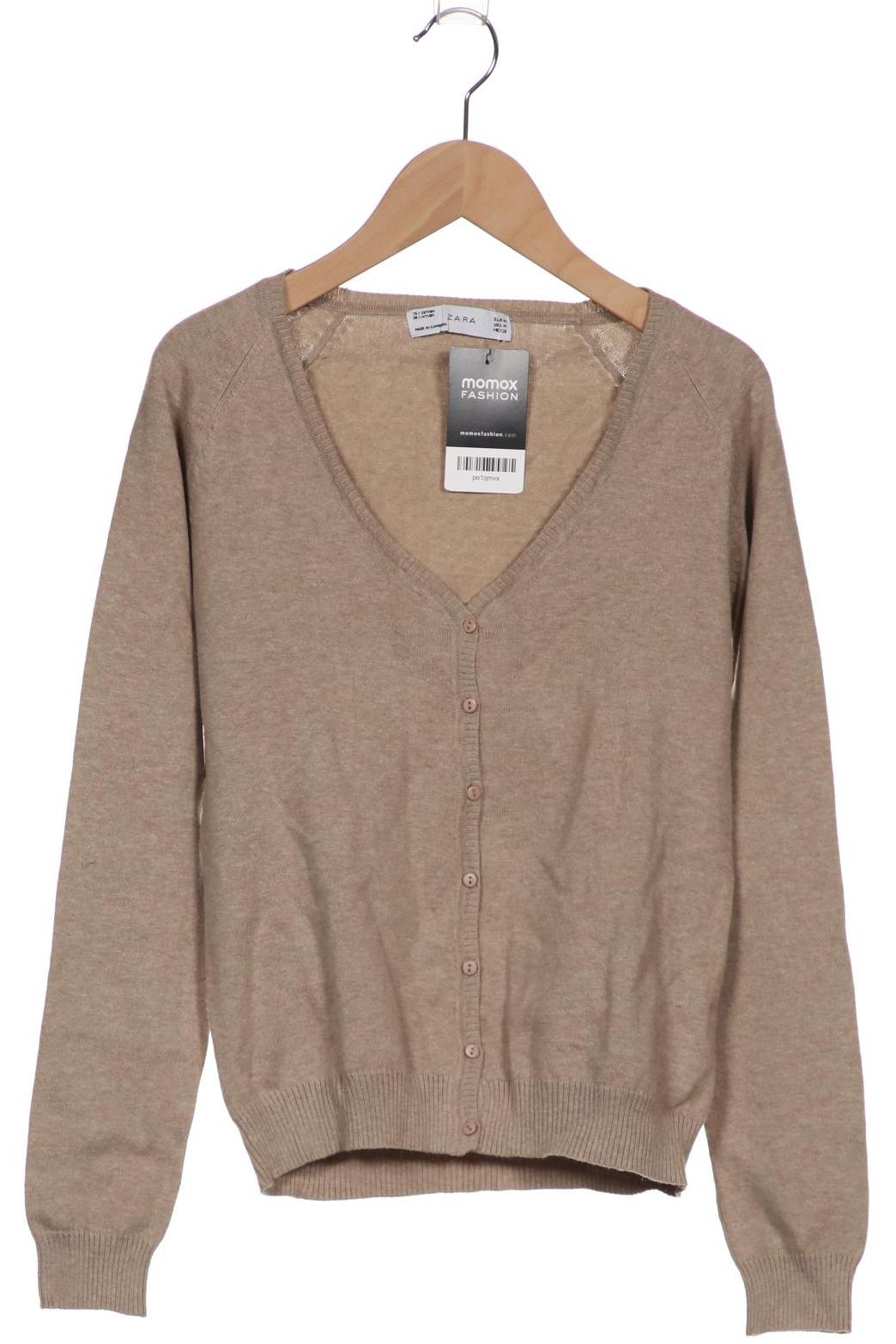 

ZARA Damen Strickjacke, beige