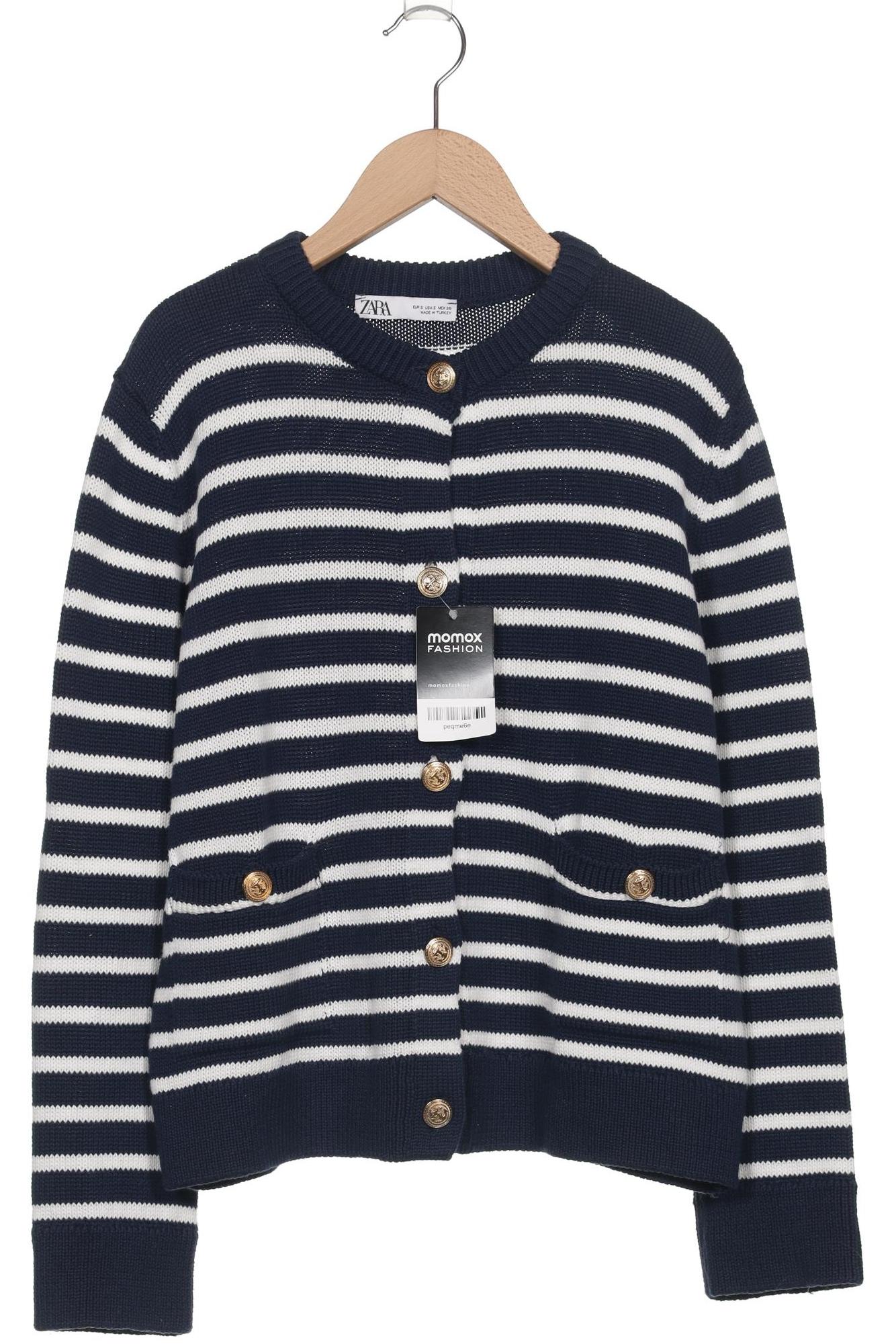 

Zara Damen Strickjacke, marineblau, Gr. 36