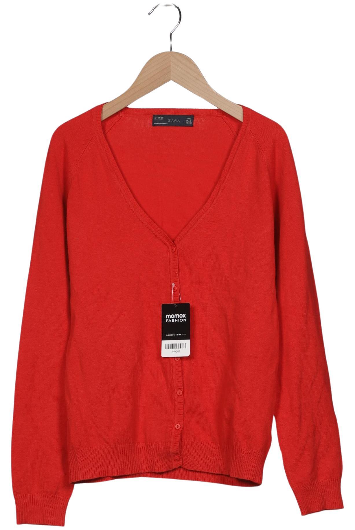 

Zara Damen Strickjacke, rot, Gr. 42