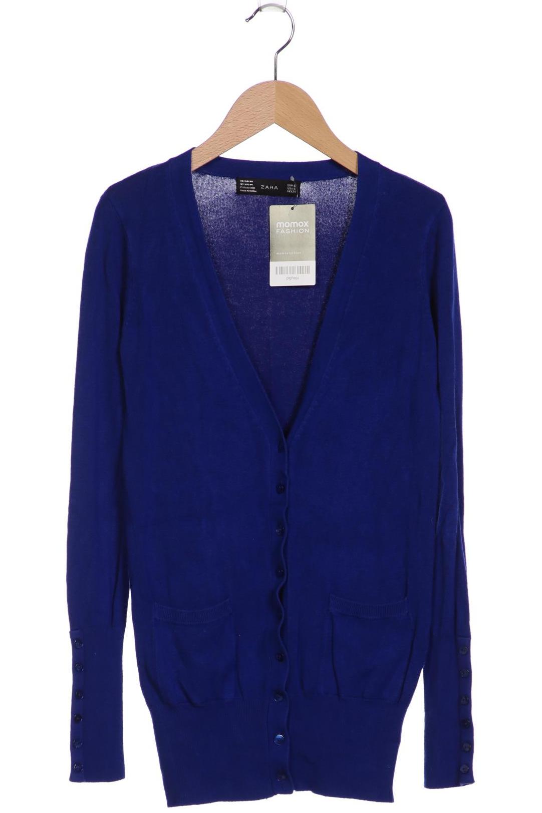 

Zara Damen Strickjacke, blau, Gr. 36