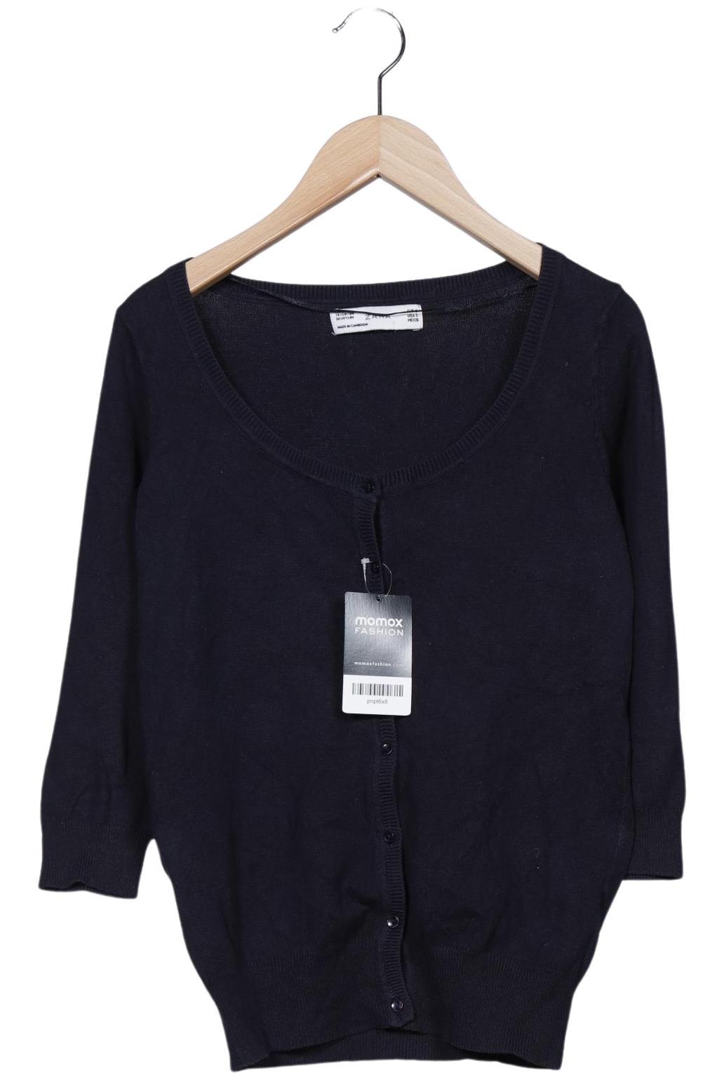 

Zara Damen Strickjacke, marineblau, Gr. 36