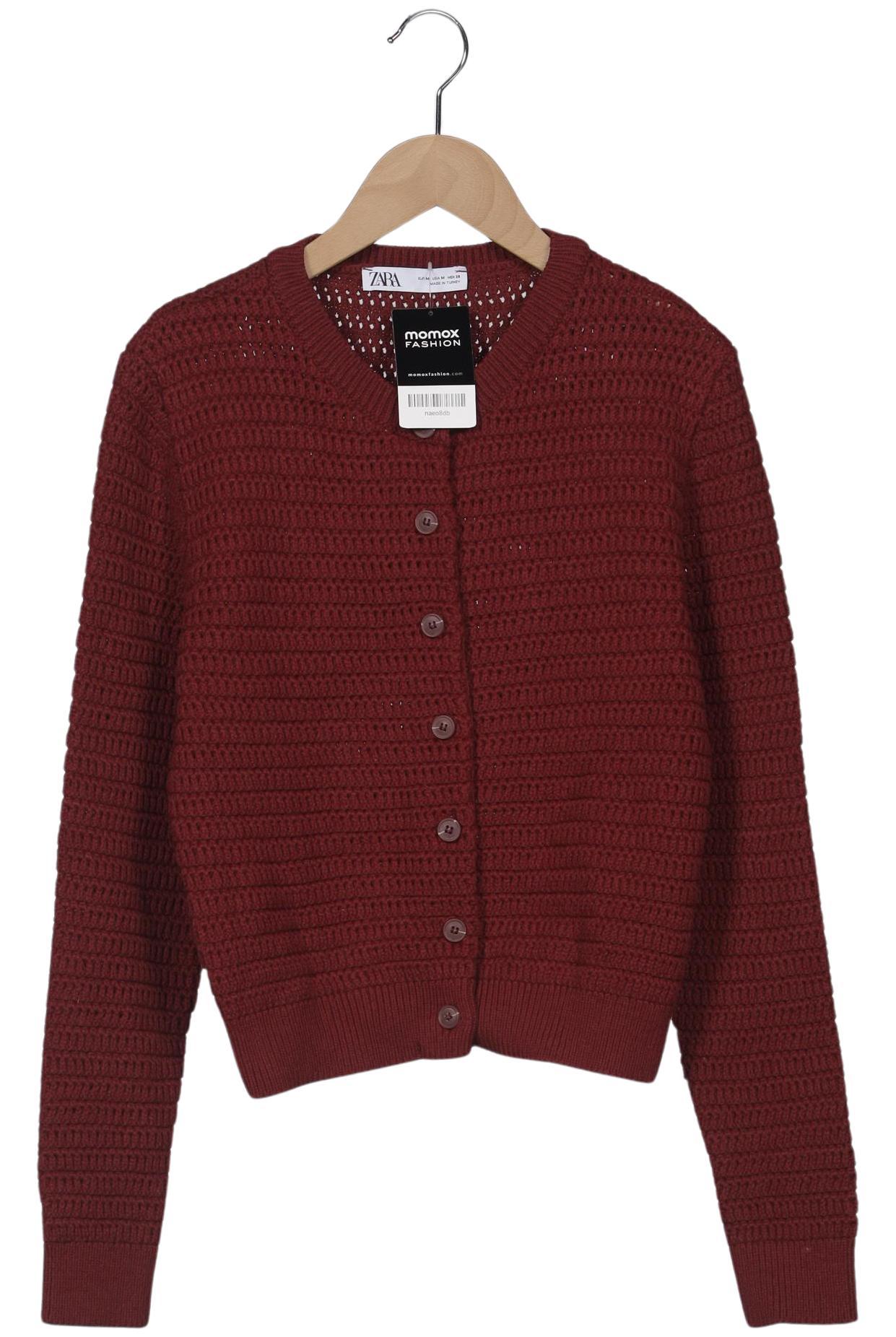 

Zara Damen Strickjacke, bordeaux, Gr. 38