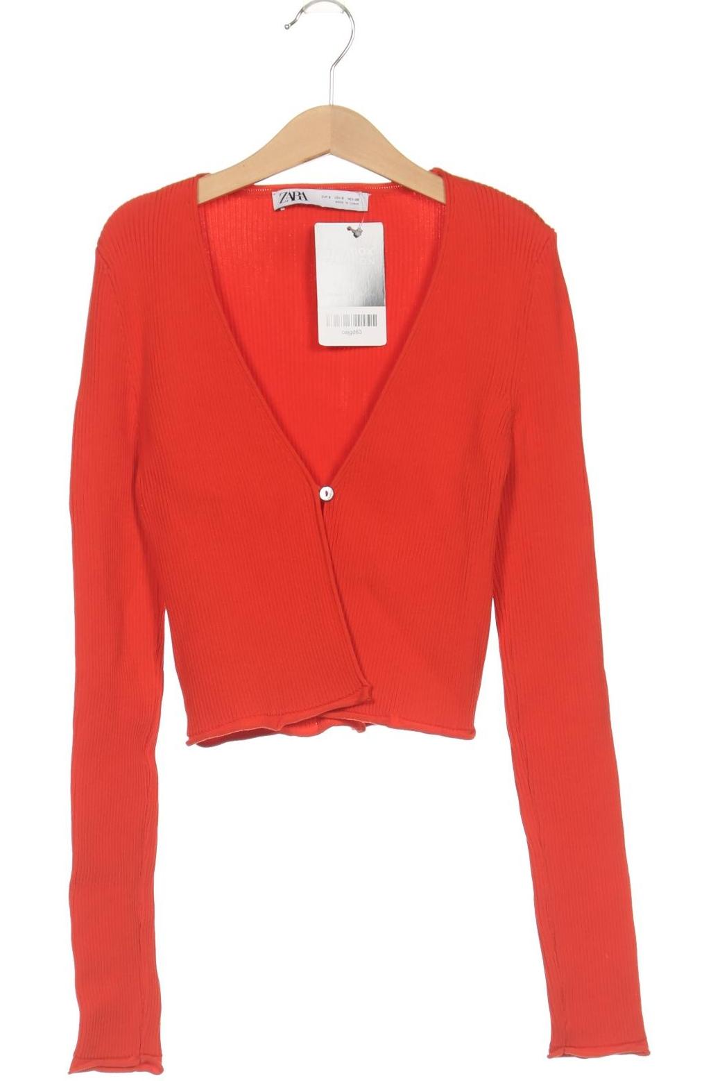 

Zara Damen Strickjacke, rot, Gr. 36