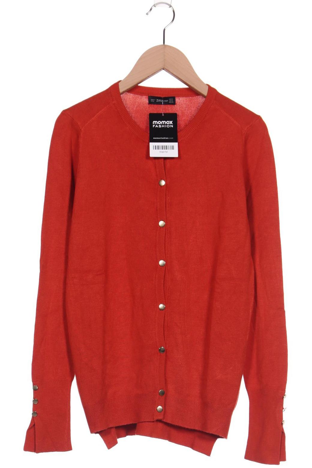 

Zara Damen Strickjacke, orange, Gr. 36