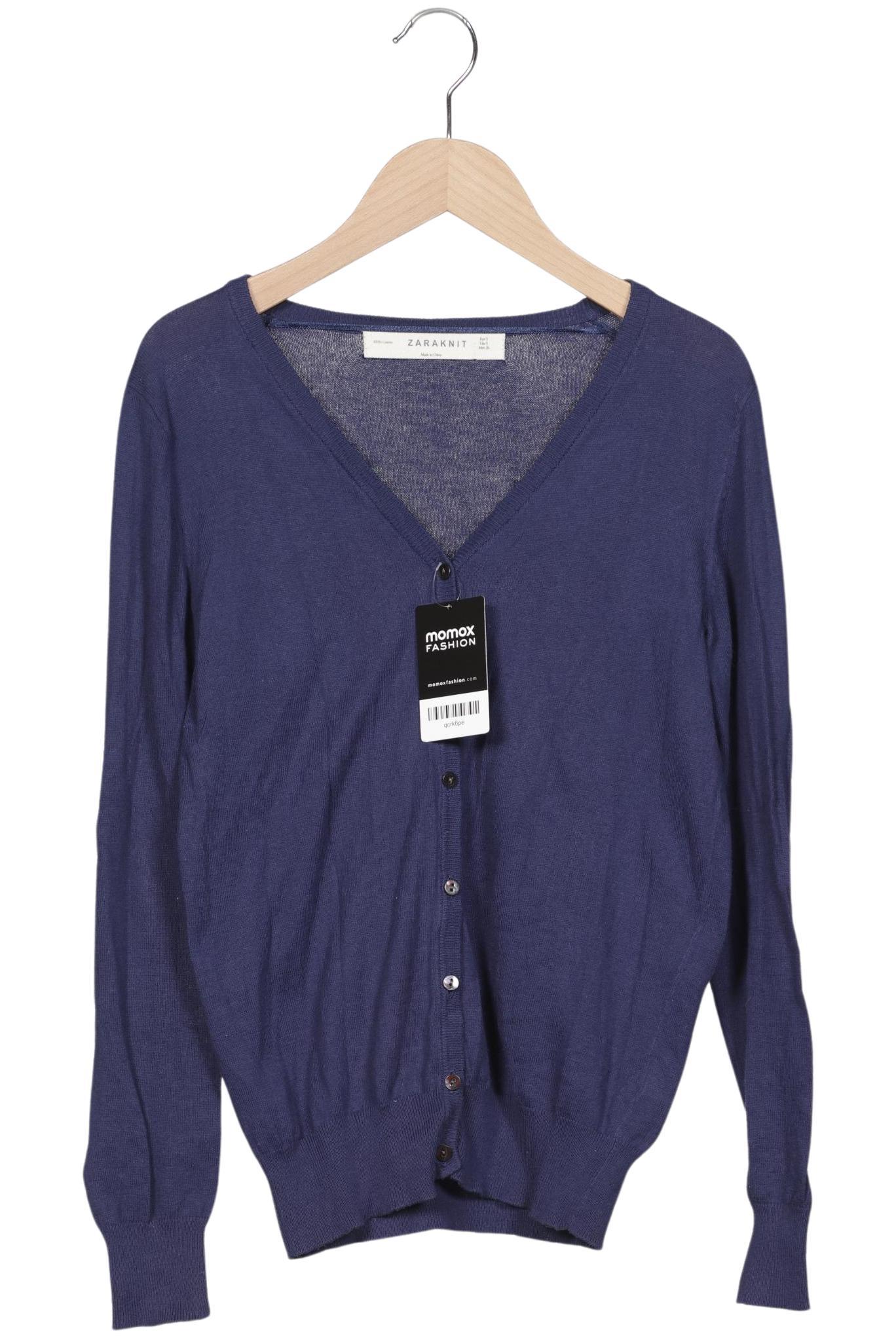 

Zara Damen Strickjacke, marineblau, Gr. 36