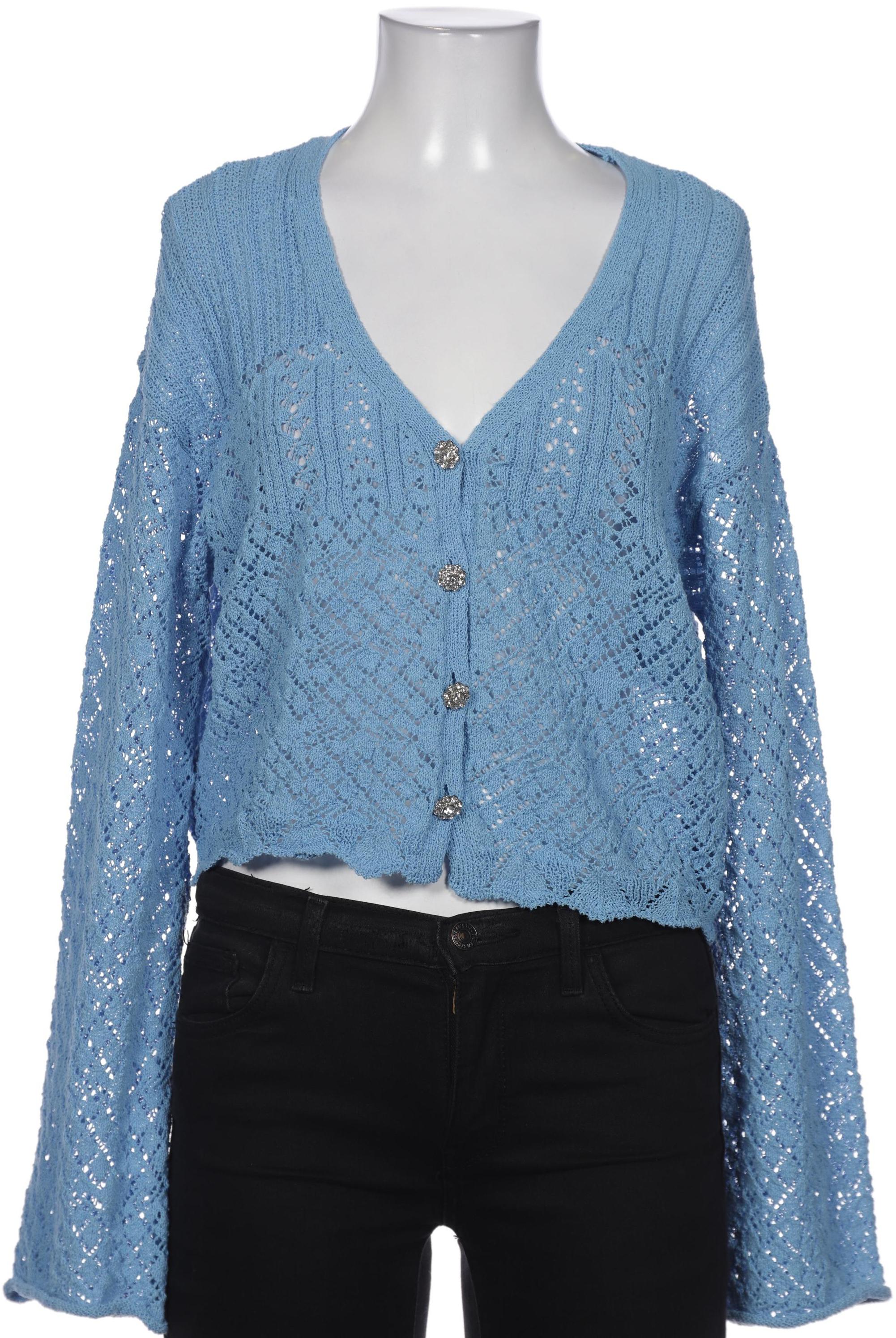 

Zara Damen Strickjacke, blau, Gr. 36