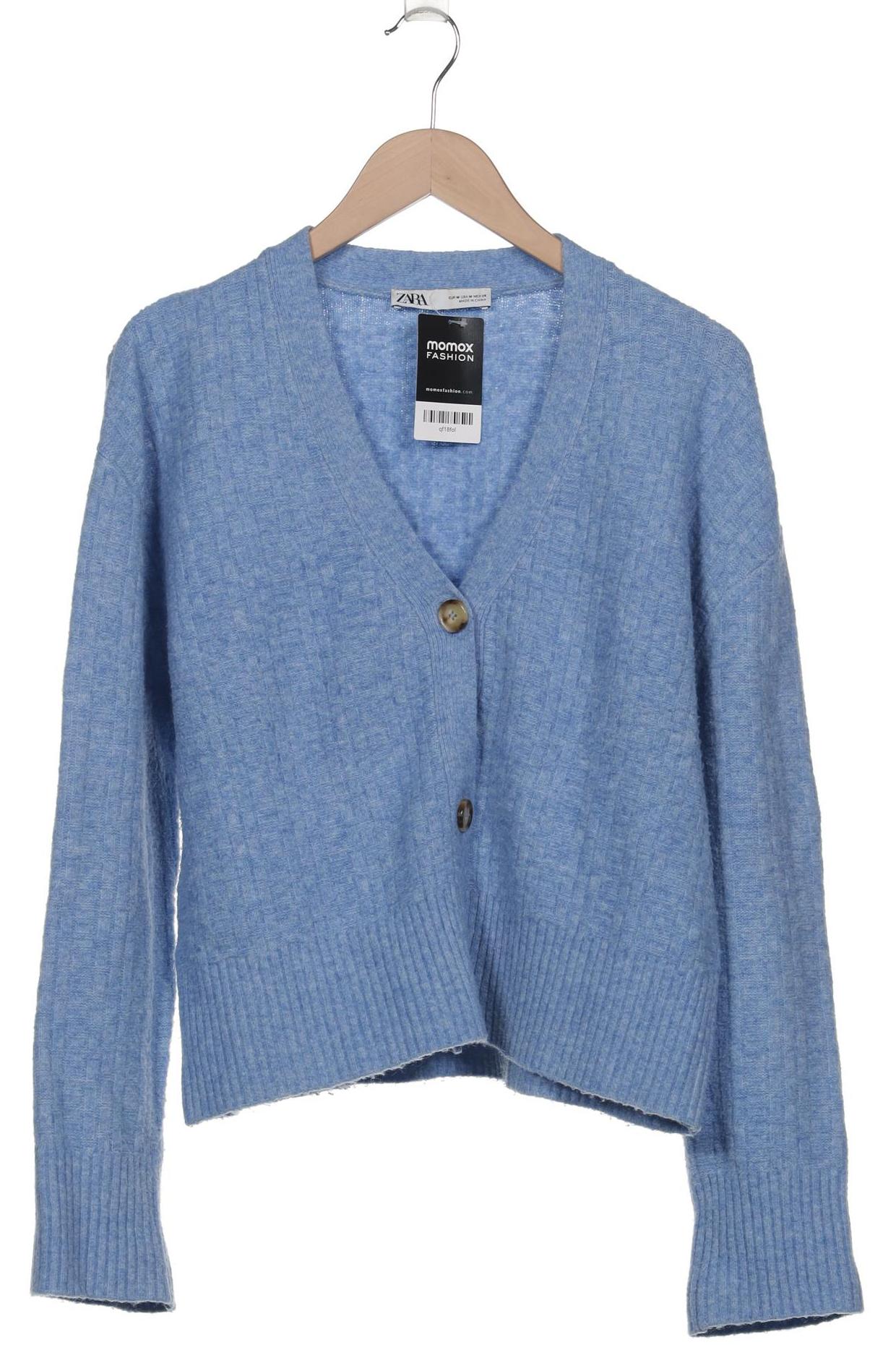 

Zara Damen Strickjacke, blau, Gr. 38