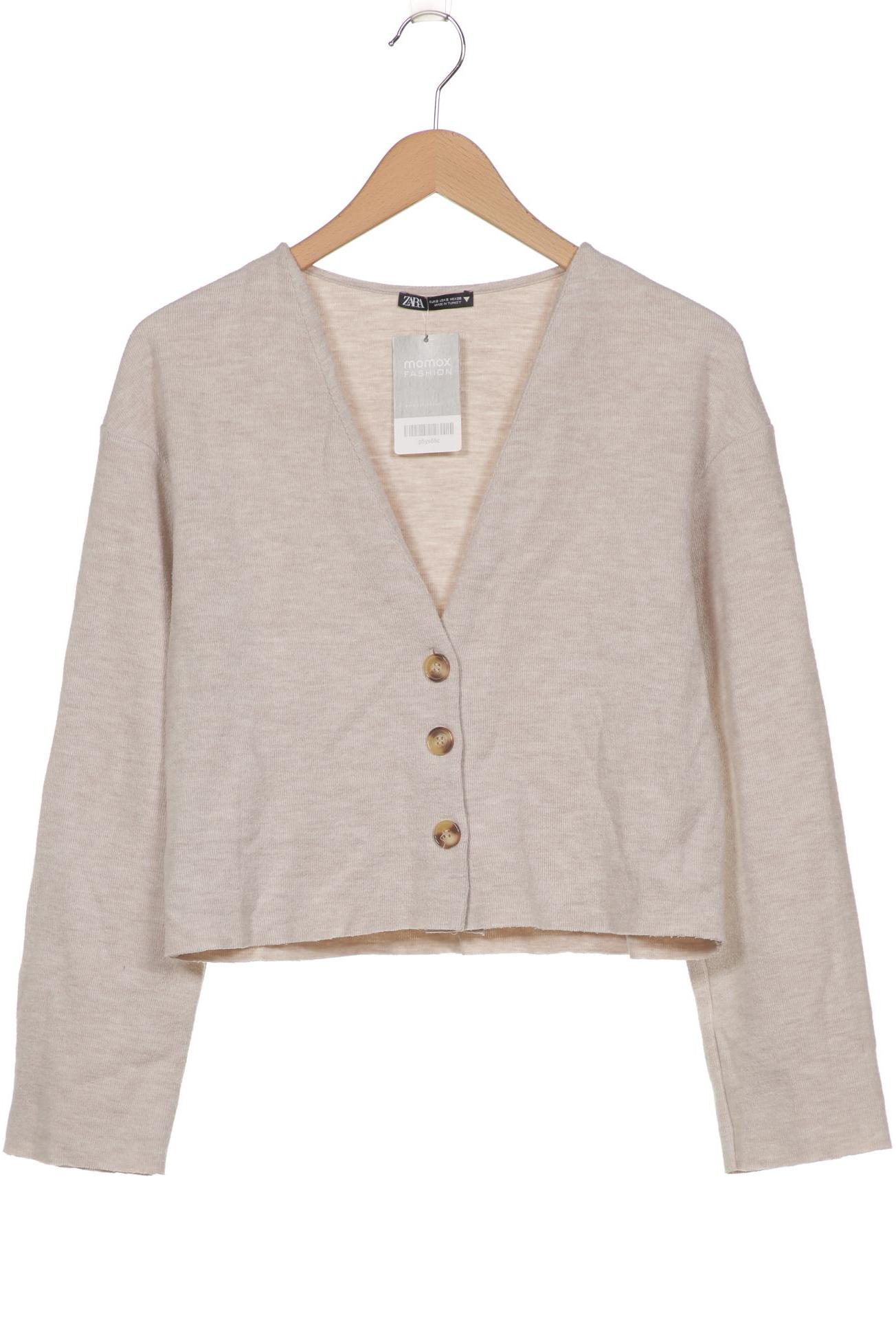 

ZARA Damen Strickjacke, beige