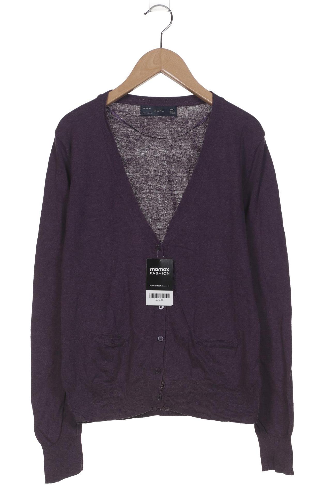 

Zara Damen Strickjacke, flieder, Gr. 42
