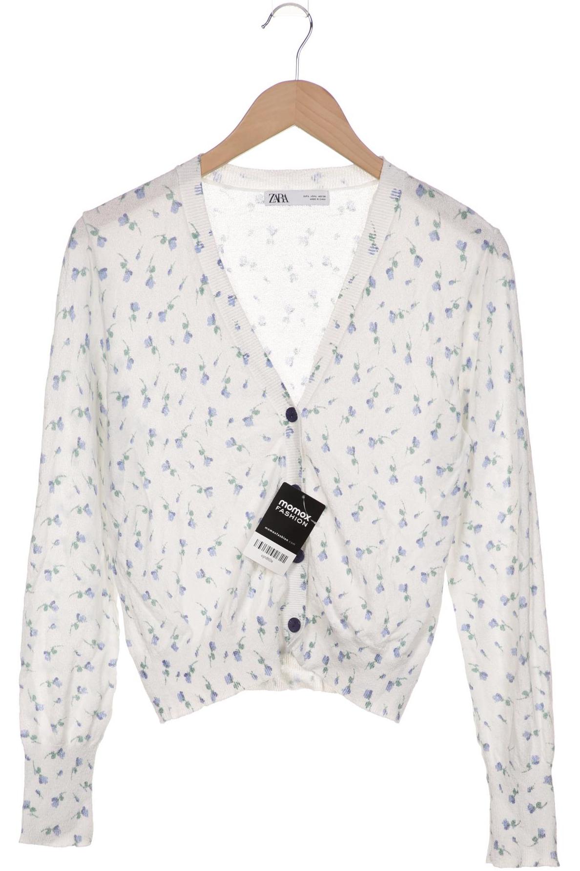 

Zara Damen Strickjacke, weiß, Gr. 42