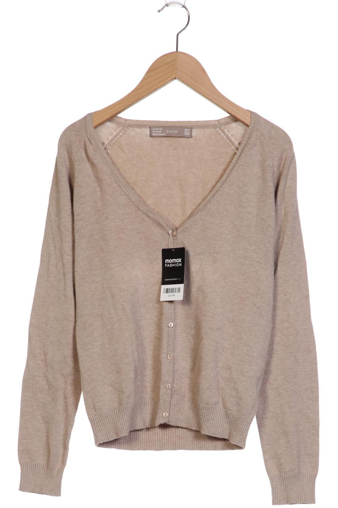 

ZARA Damen Strickjacke, beige