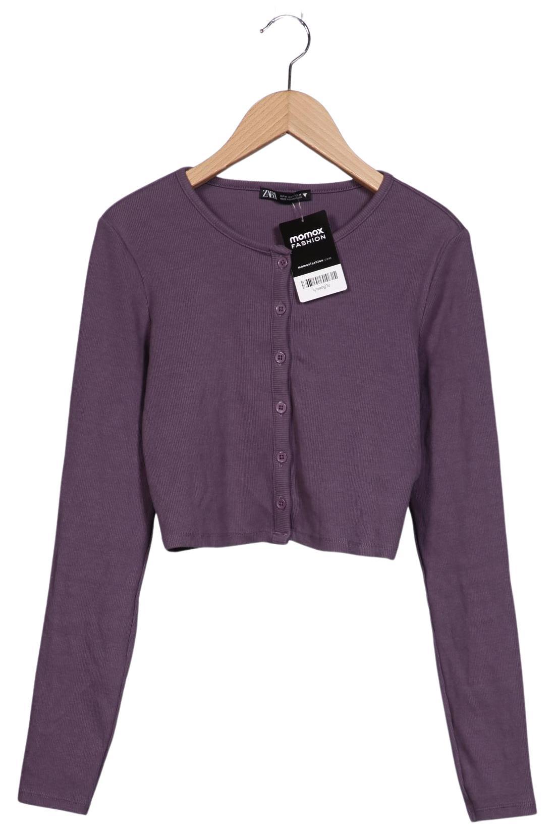 

Zara Damen Strickjacke, flieder, Gr. 36