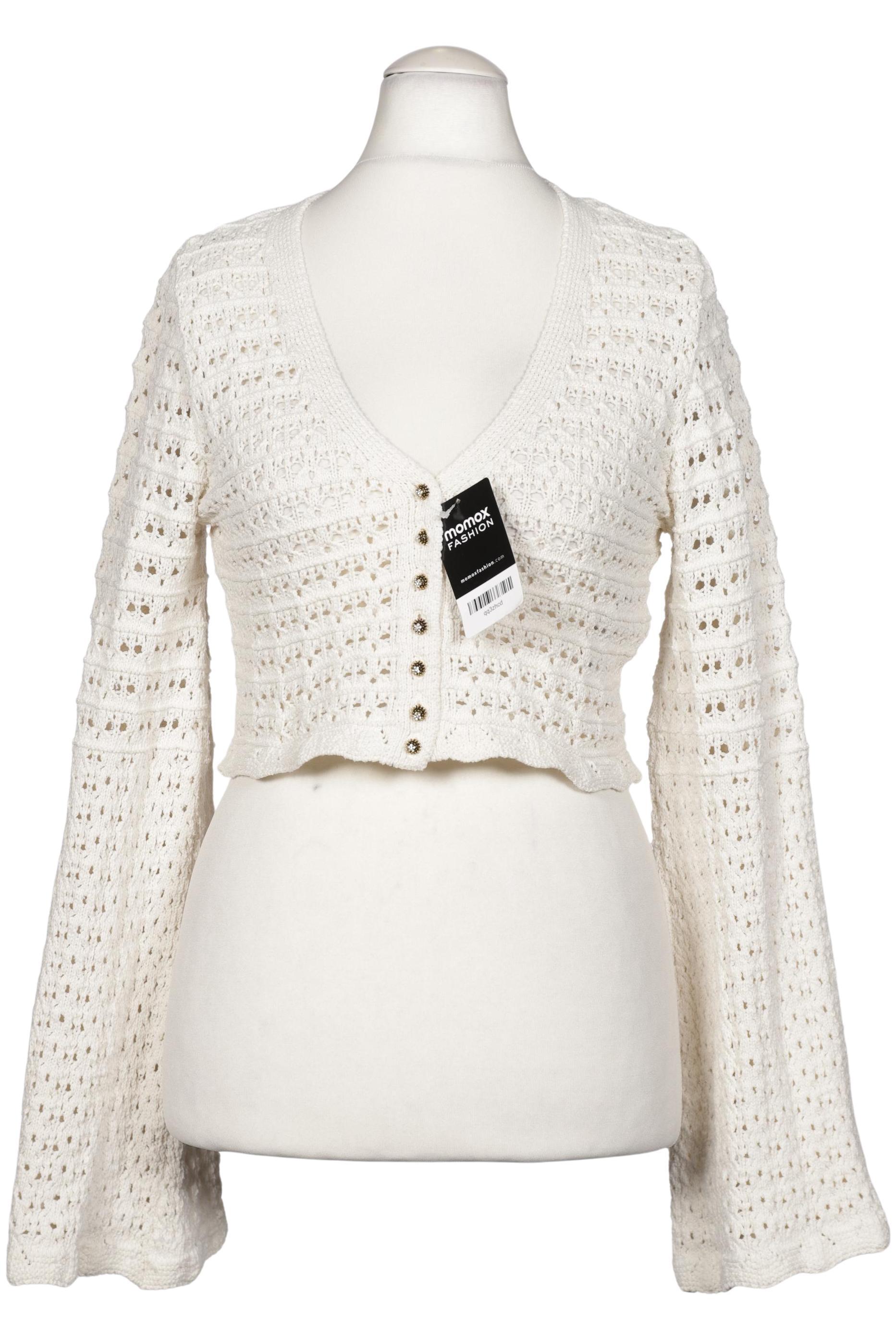 

Zara Damen Strickjacke, cremeweiß, Gr. 38