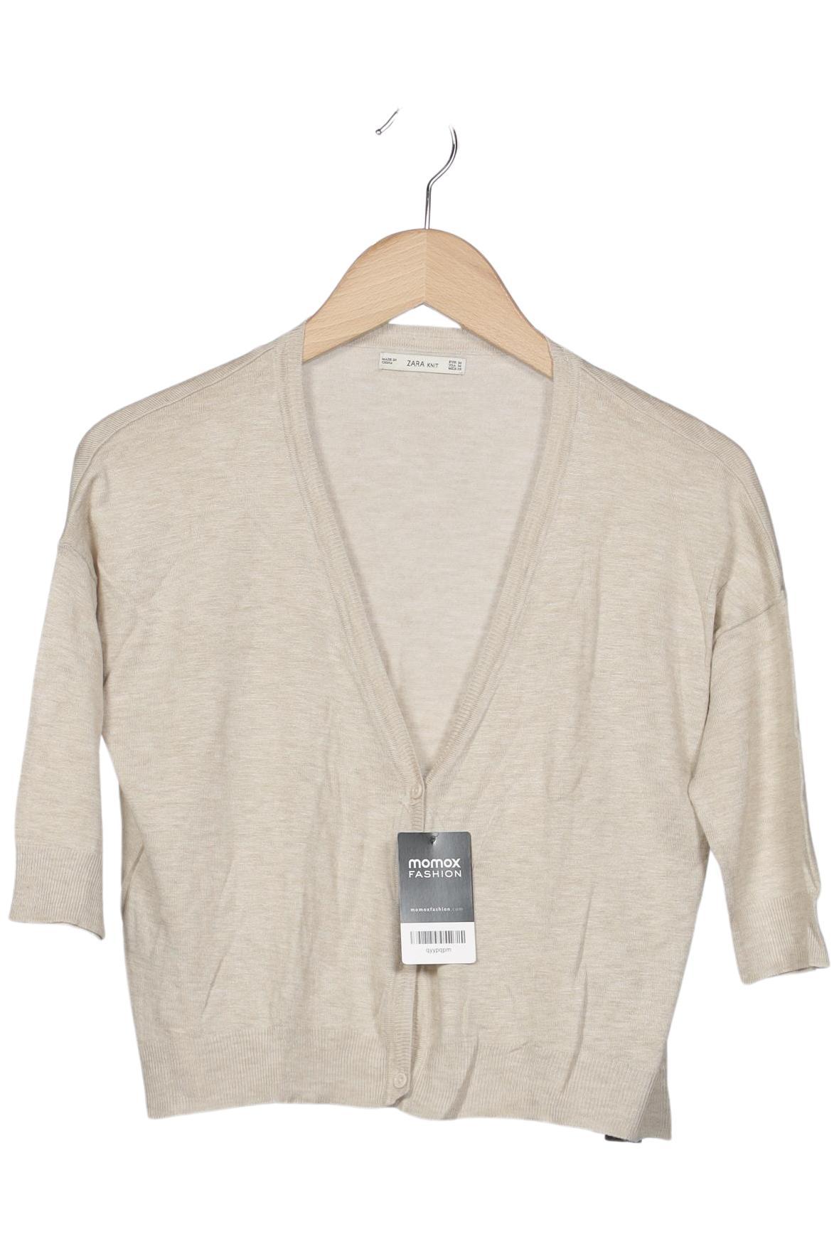 

Zara Damen Strickjacke, beige, Gr. 38