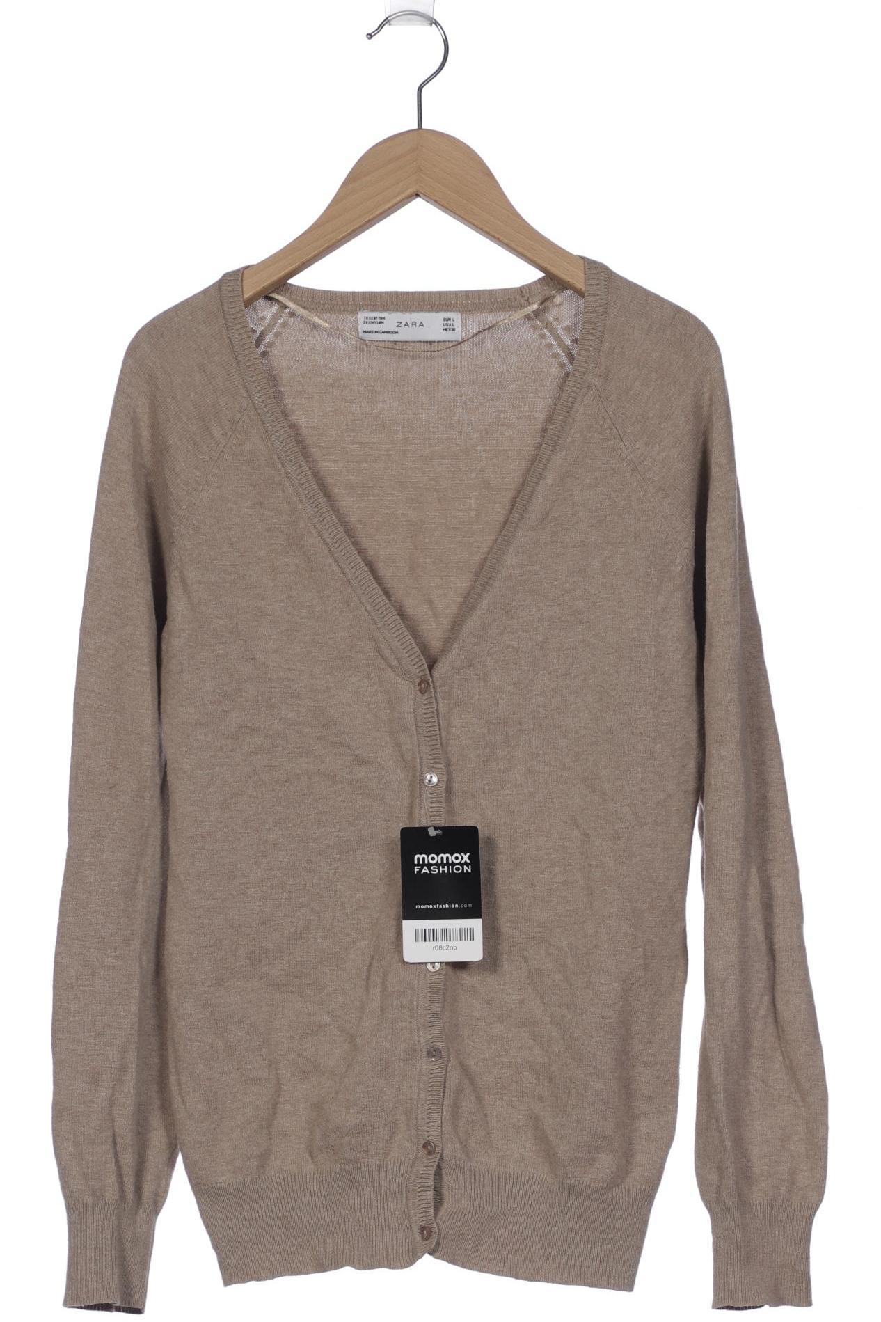 

Zara Damen Strickjacke, beige, Gr. 42