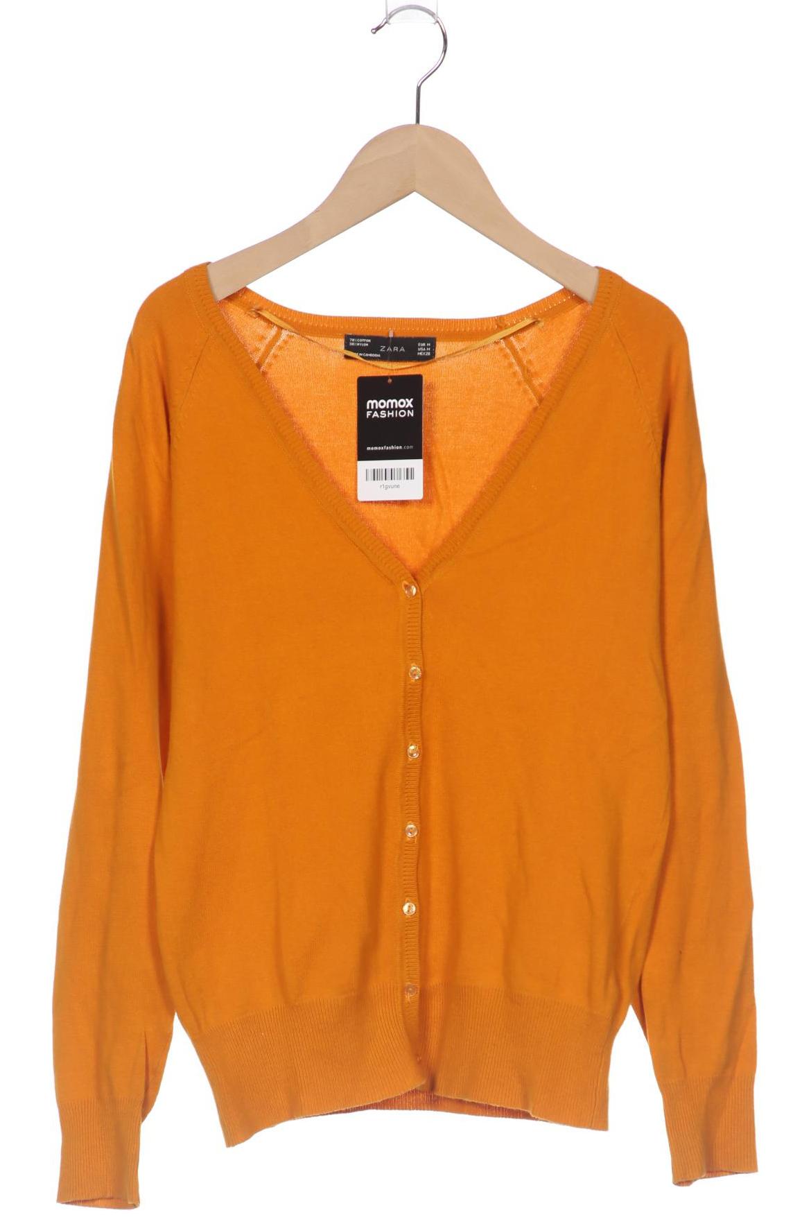 

ZARA Damen Strickjacke, orange