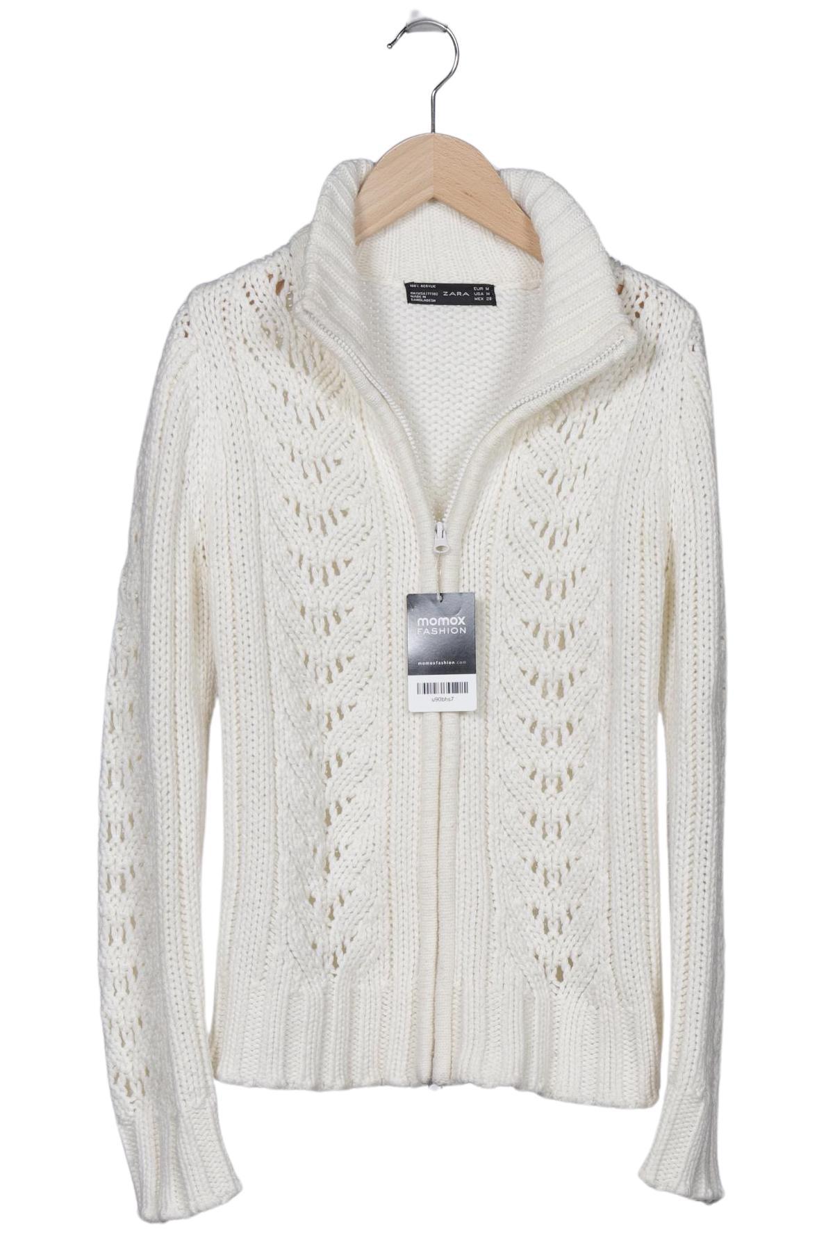 

Zara Damen Strickjacke, cremeweiß, Gr. 38
