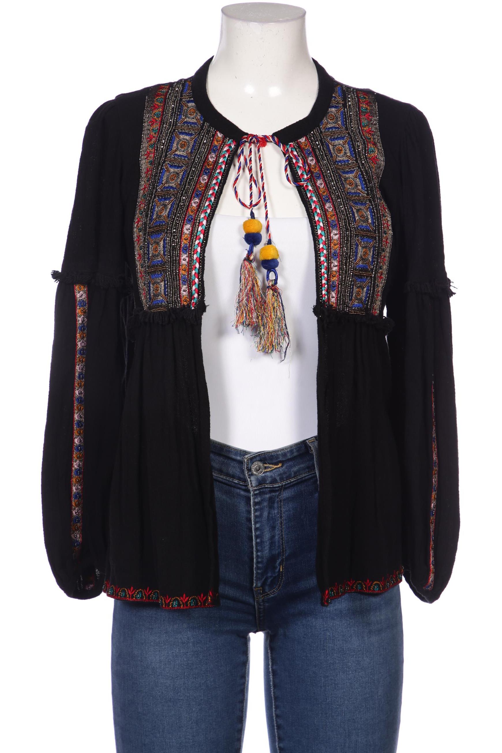 

ZARA Damen Strickjacke, schwarz