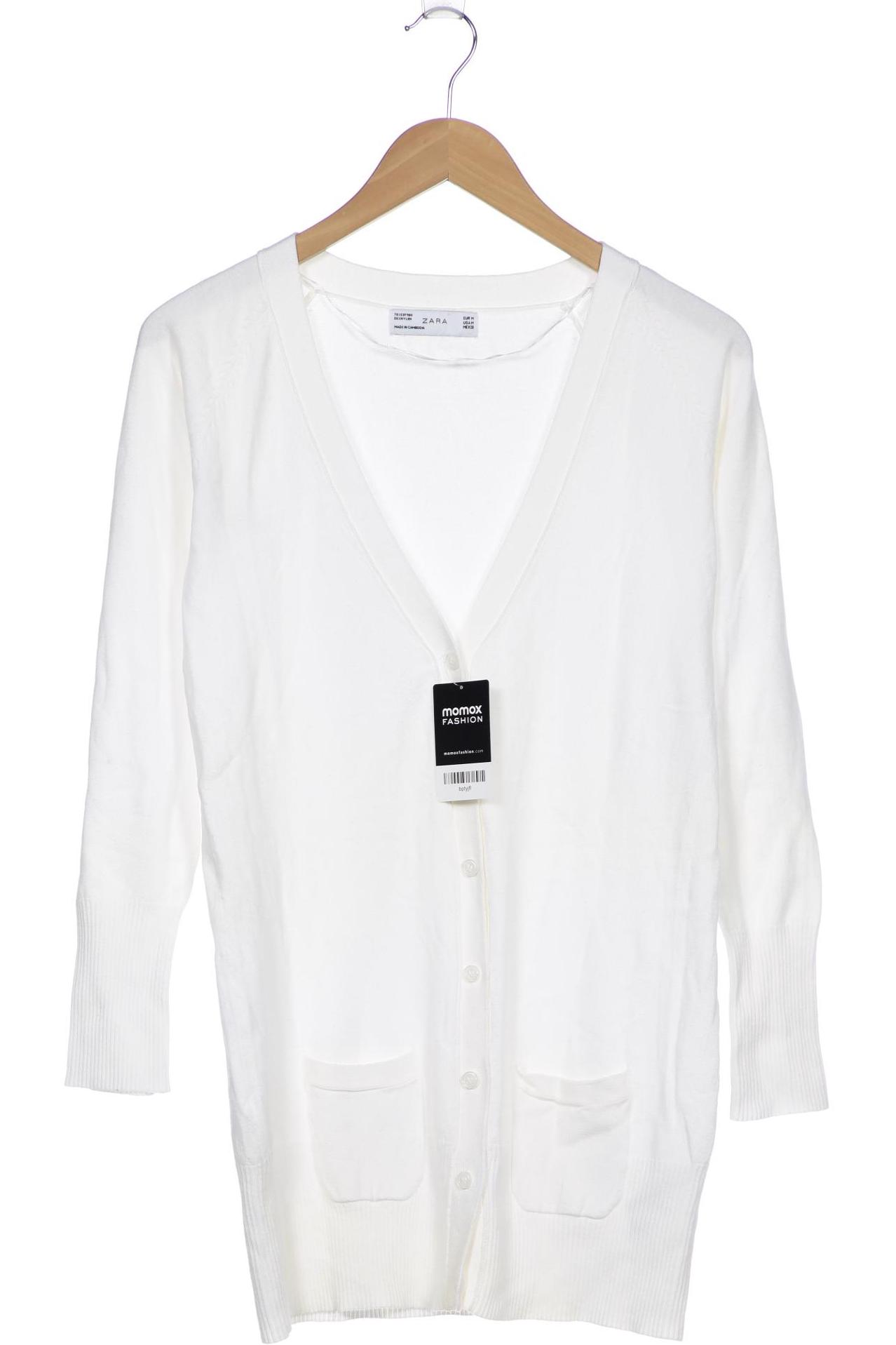

ZARA Damen Strickjacke, weiß