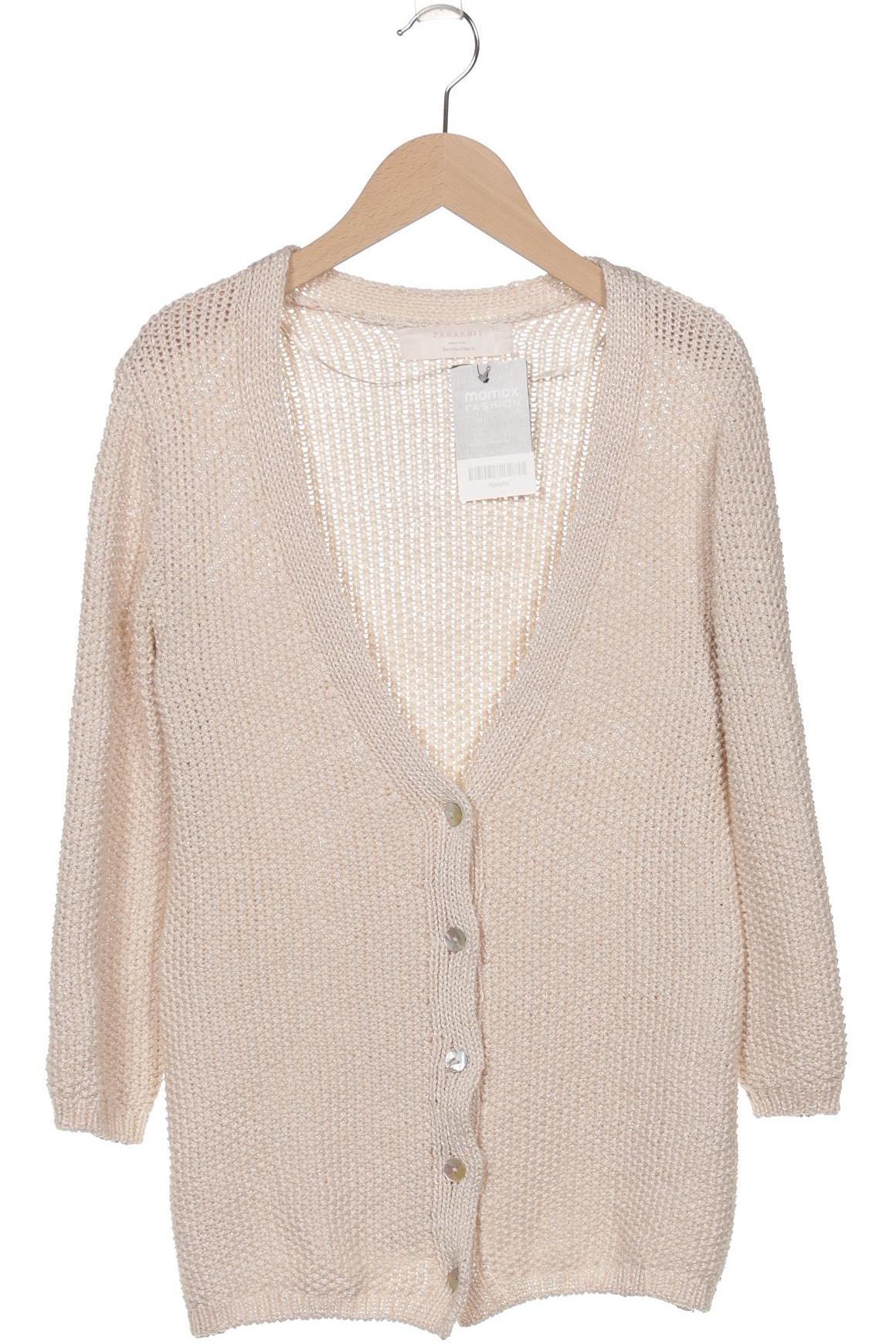 

Zara Damen Strickjacke, cremeweiß, Gr. 36