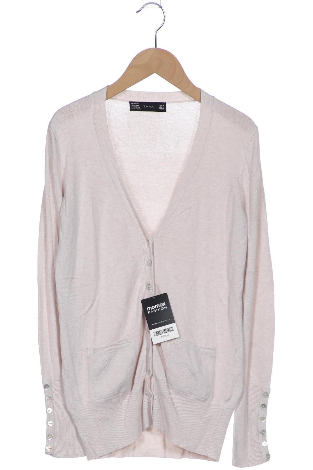 

Zara Damen Strickjacke, cremeweiß, Gr. 38