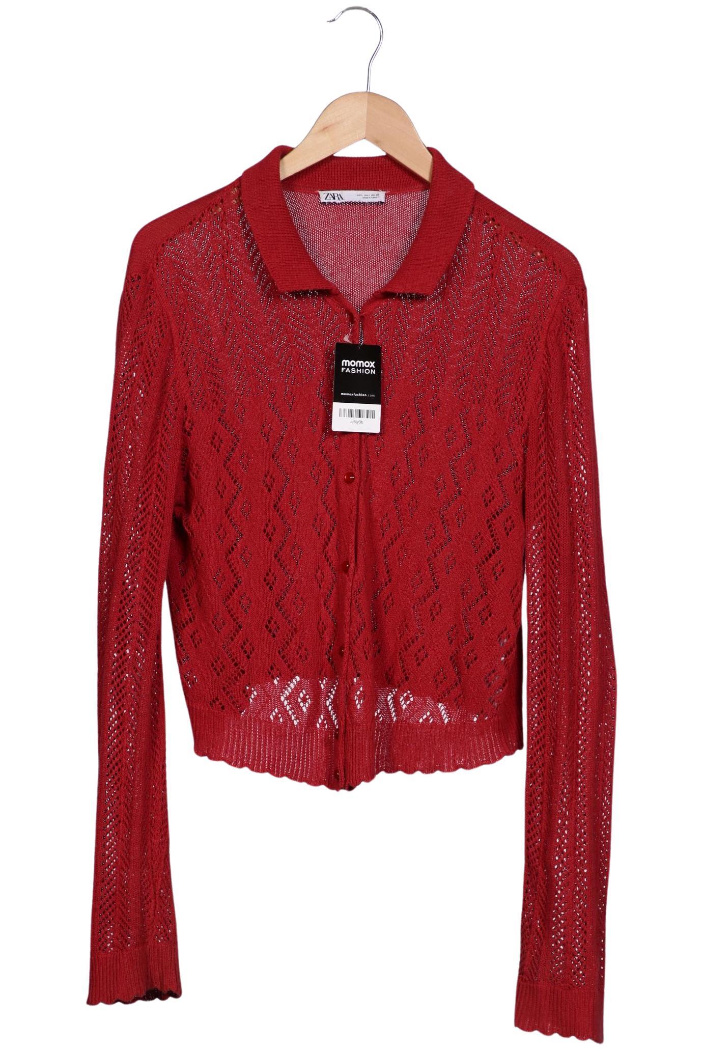 

Zara Damen Strickjacke, rot, Gr. 42