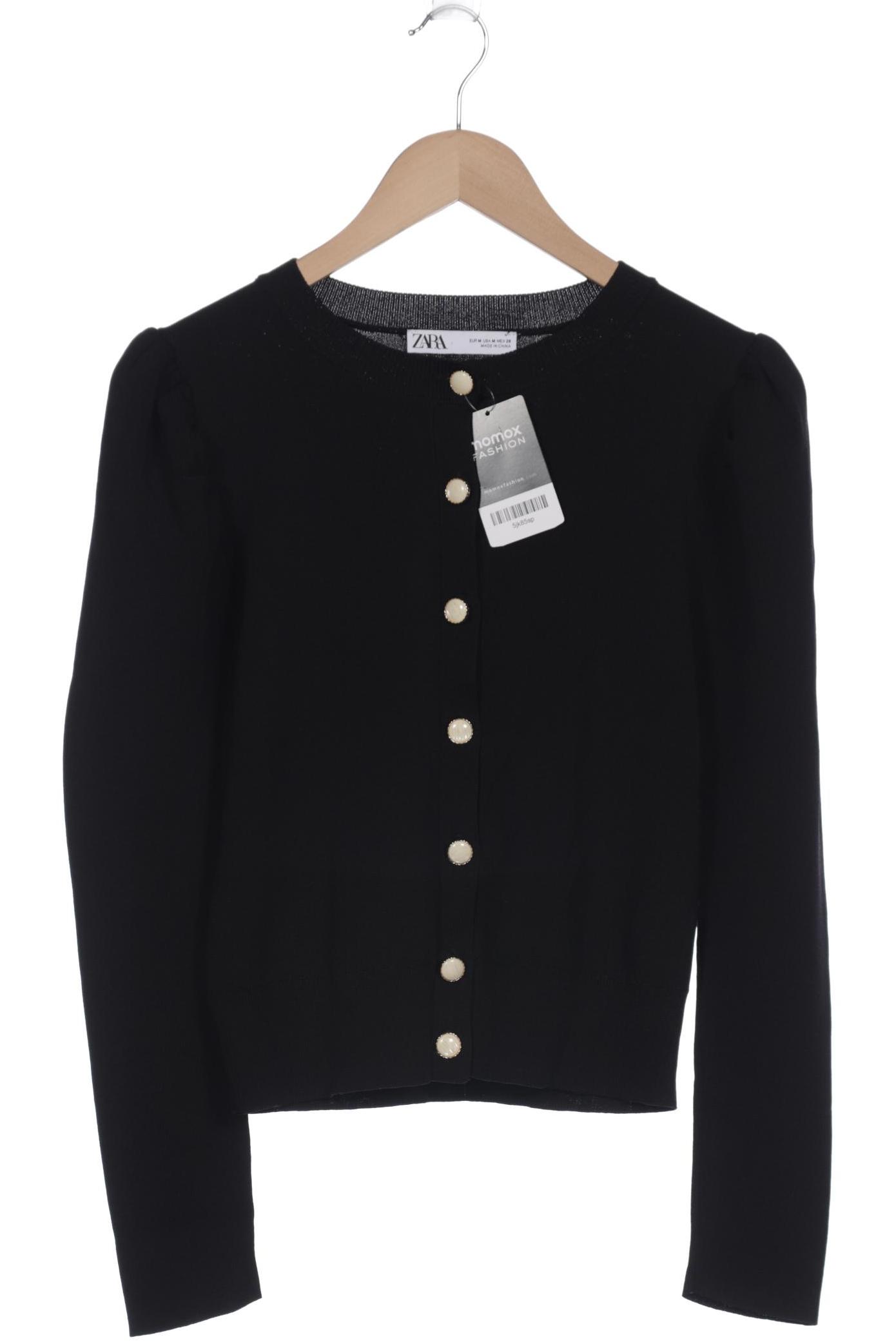 

ZARA Damen Strickjacke, schwarz