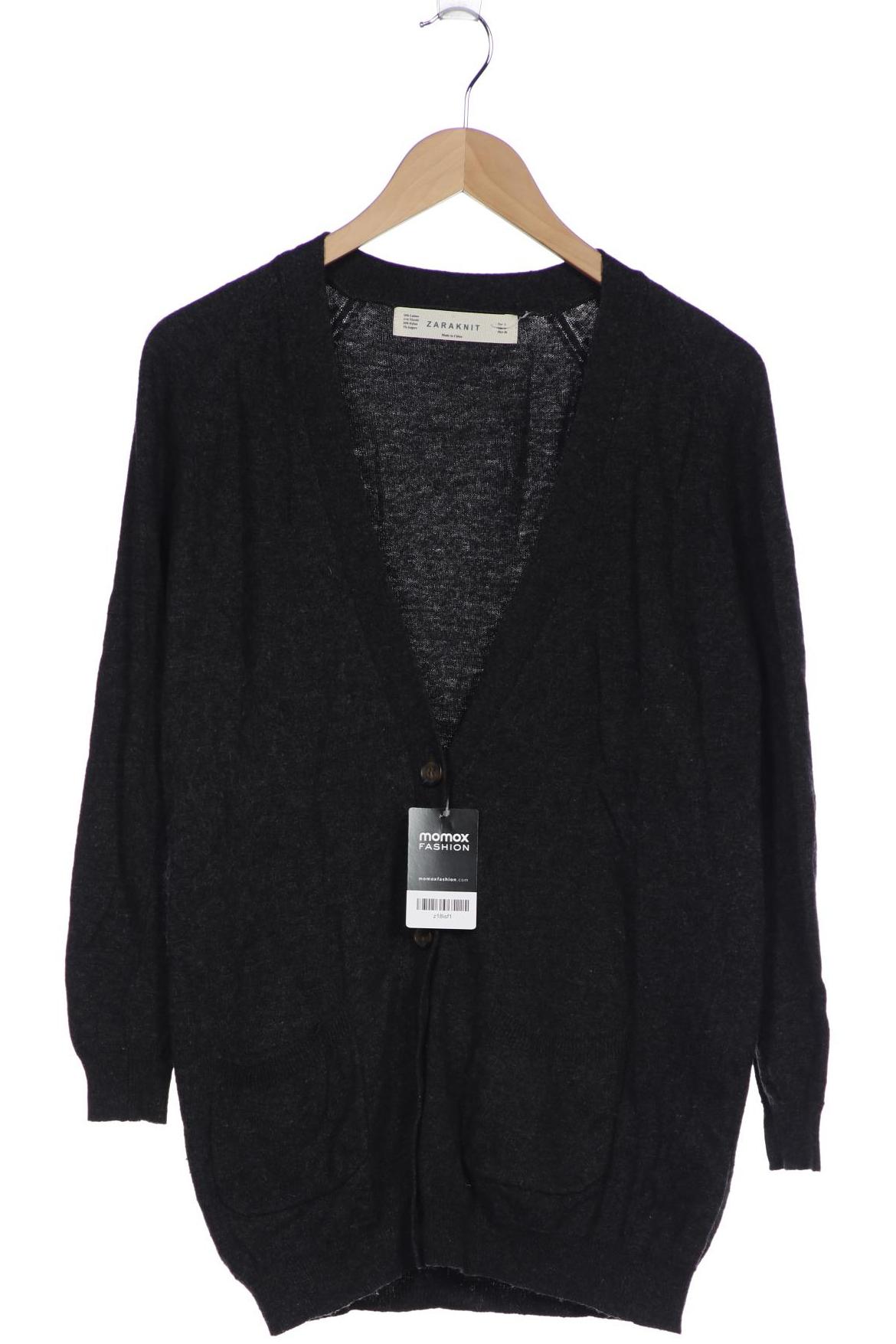 

ZARA Damen Strickjacke, grau