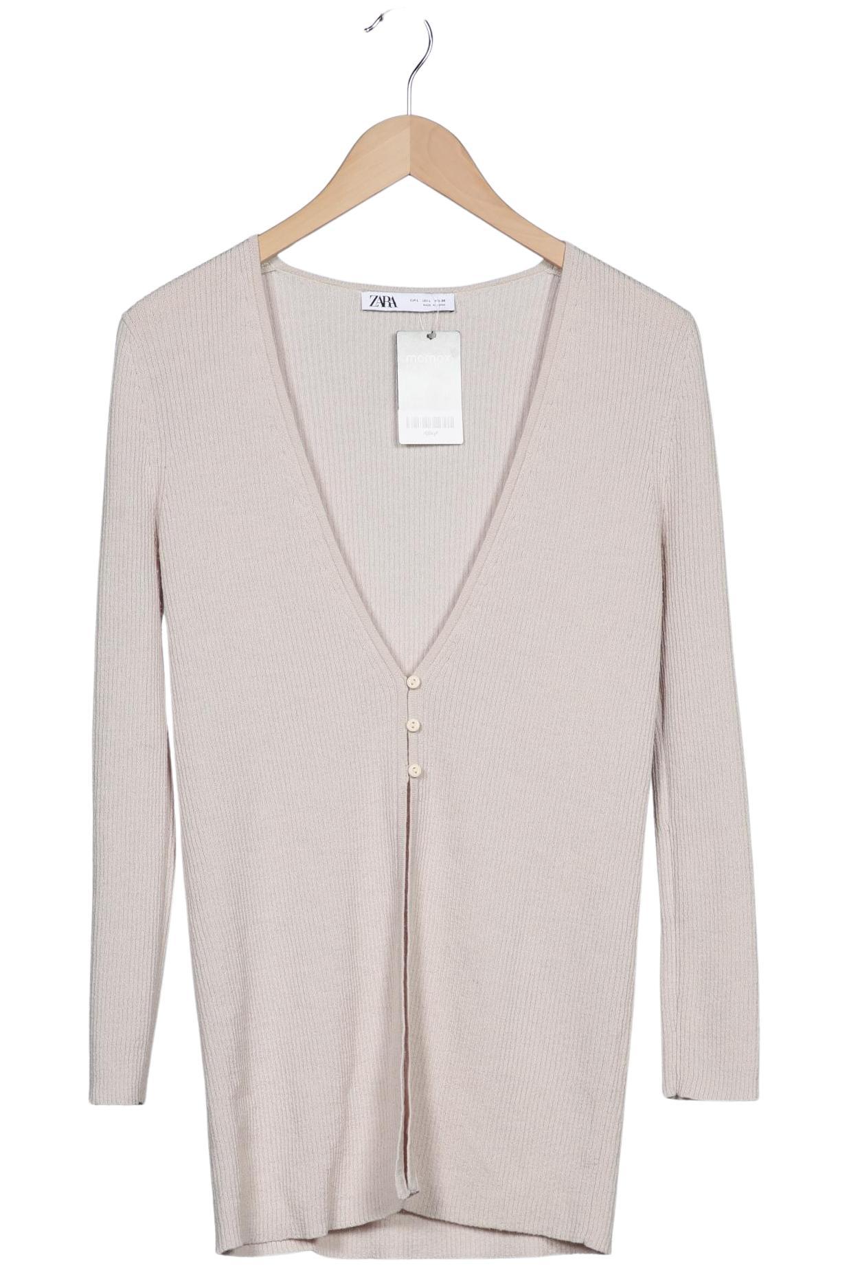 

Zara Damen Strickjacke, beige, Gr. 42