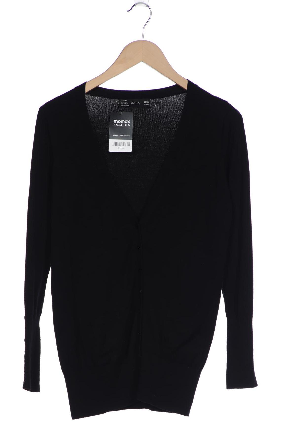 

ZARA Damen Strickjacke, schwarz