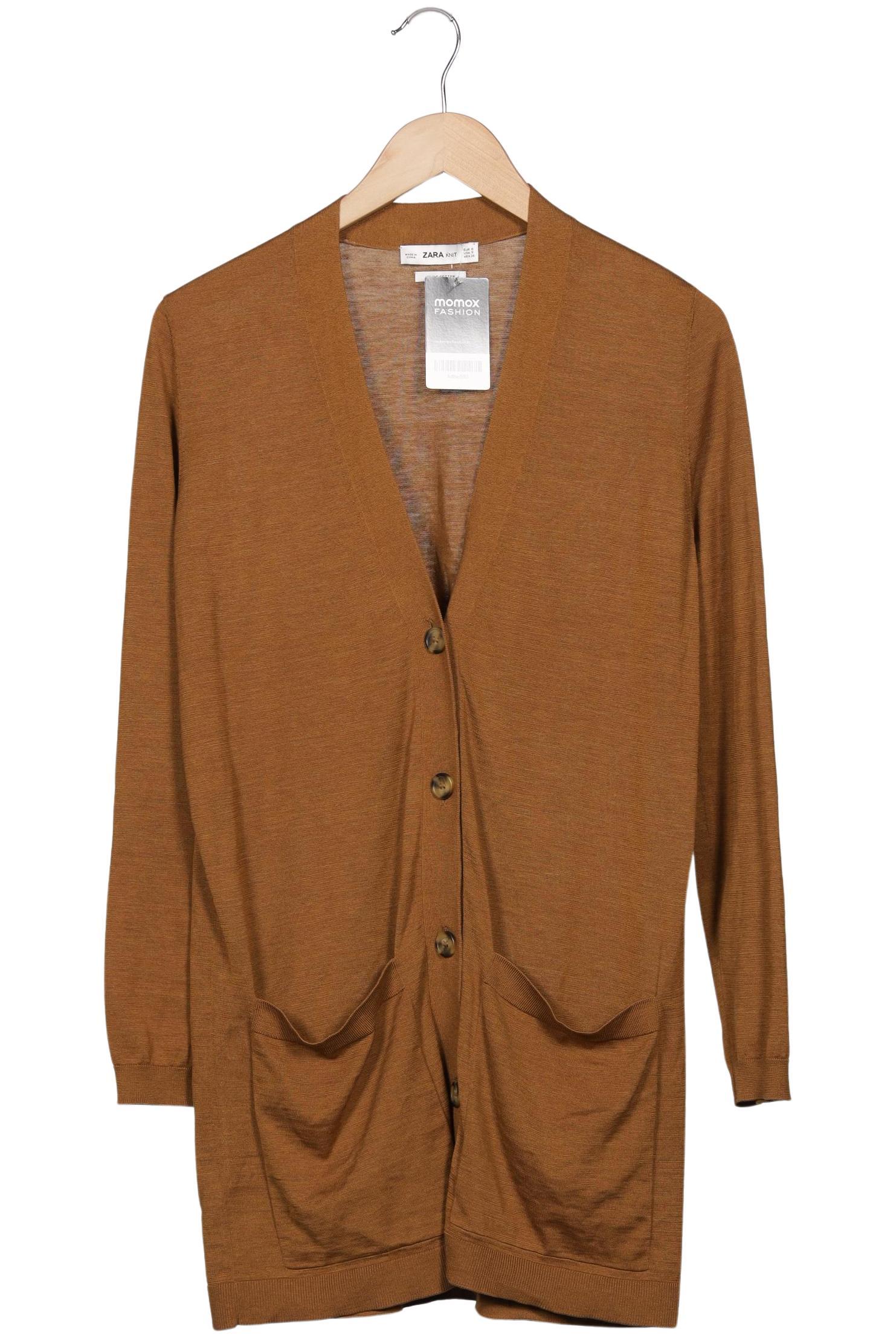 

Zara Damen Strickjacke, braun, Gr. 36