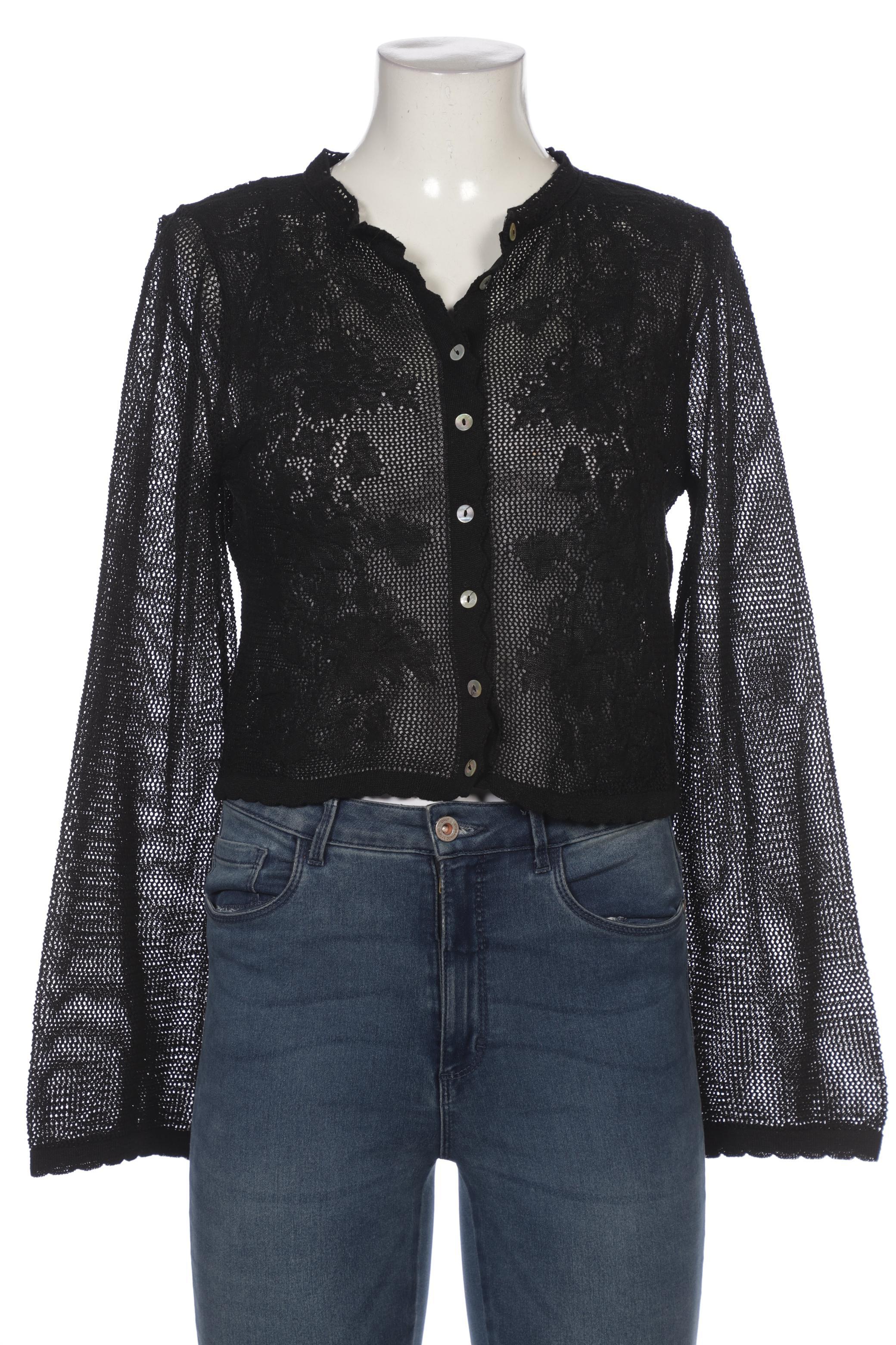 

ZARA Damen Strickjacke, schwarz
