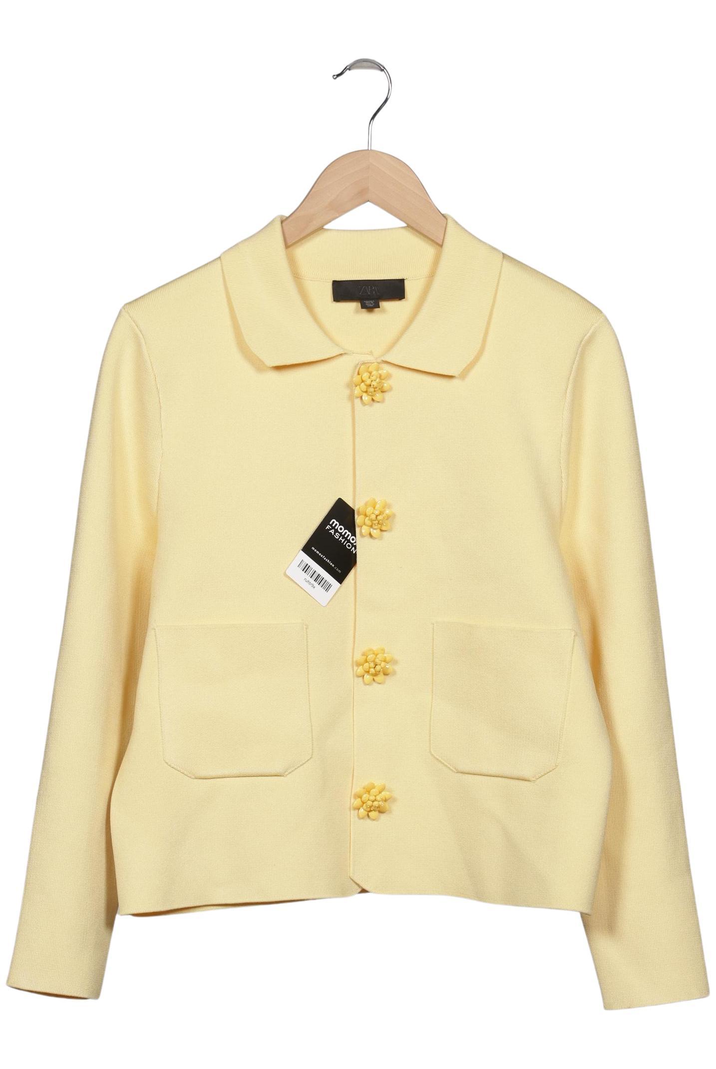 

Zara Damen Strickjacke, gelb, Gr. 42