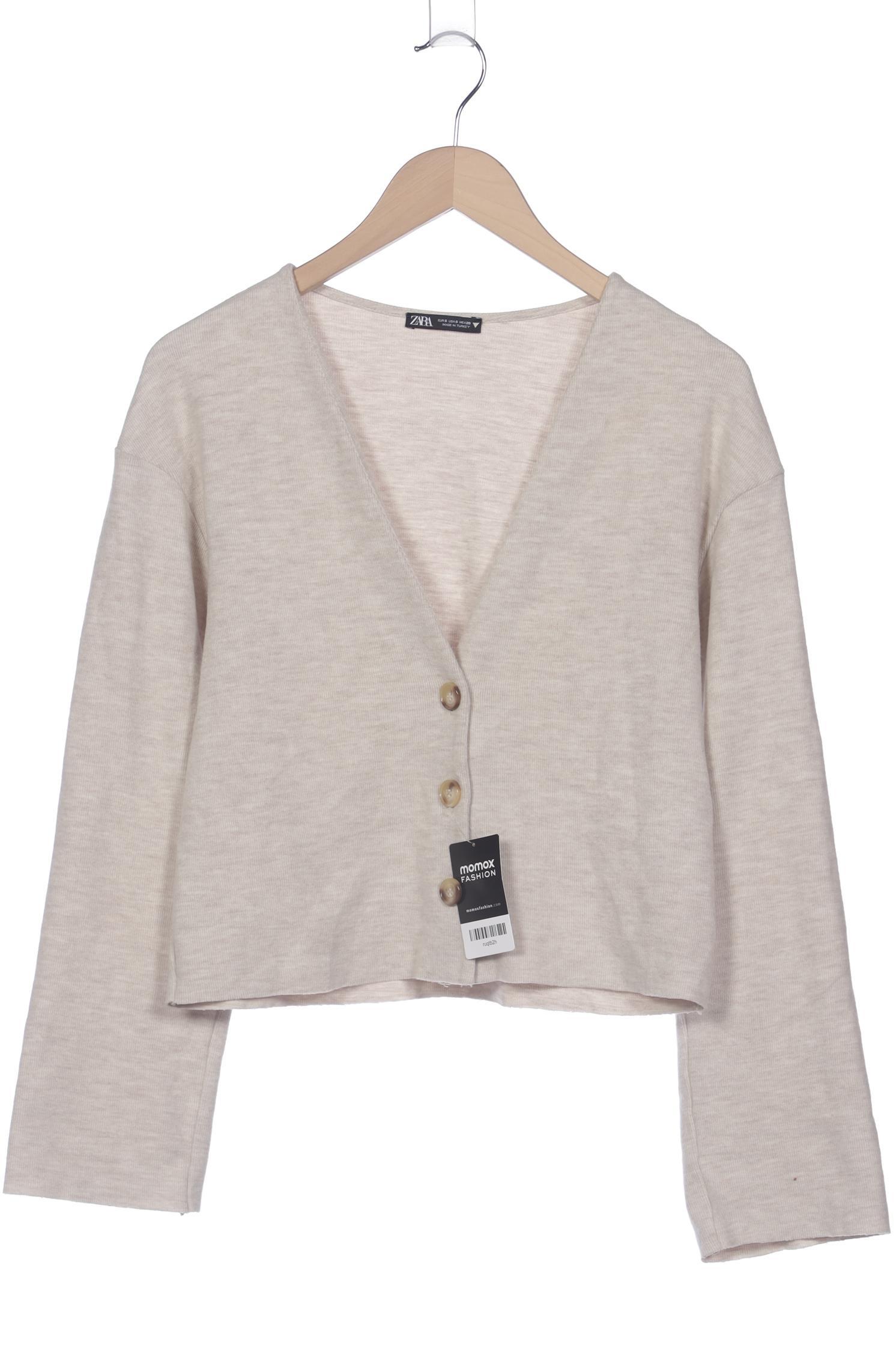 

Zara Damen Strickjacke, cremeweiß, Gr. 36