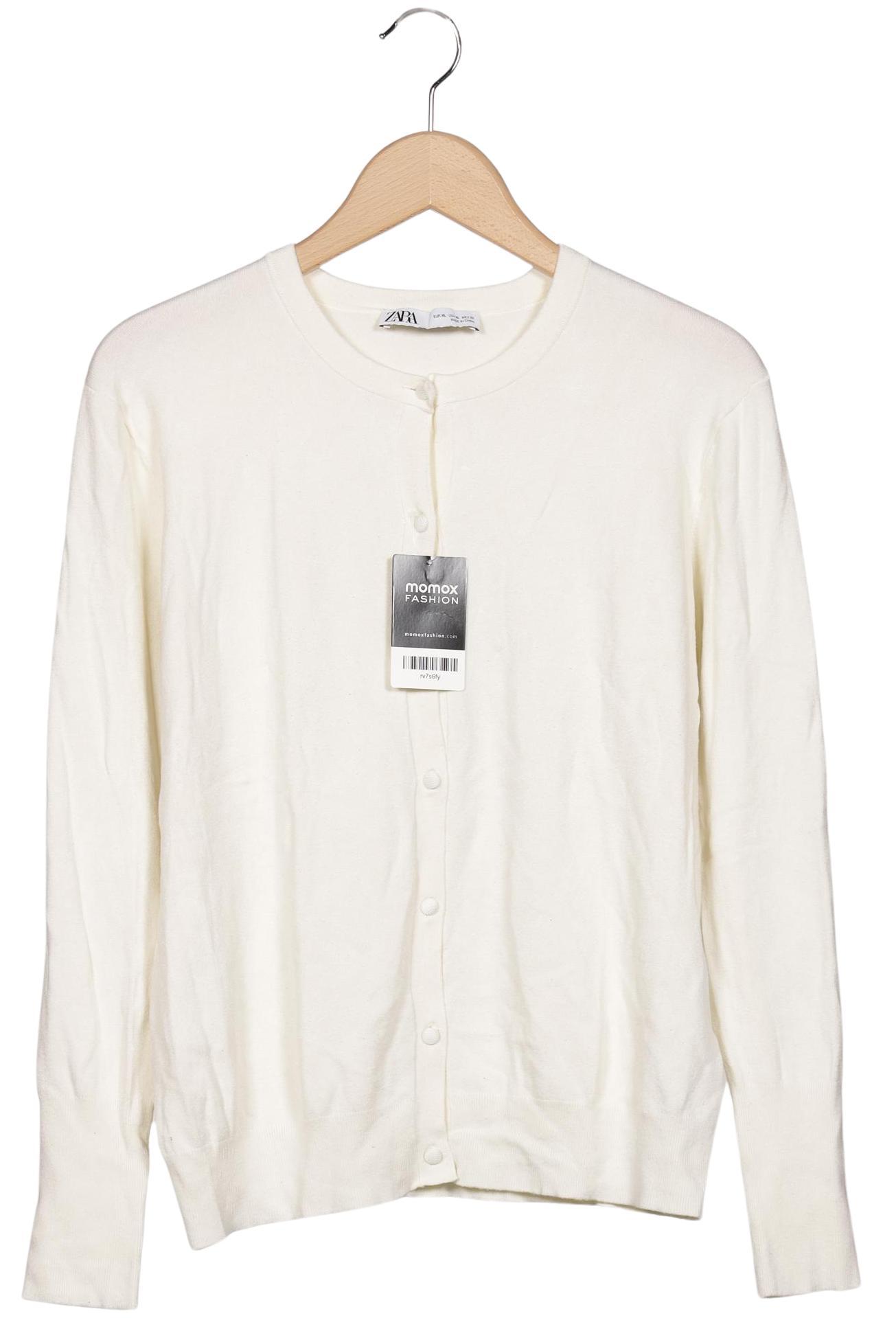 

Zara Damen Strickjacke, cremeweiß, Gr. 44