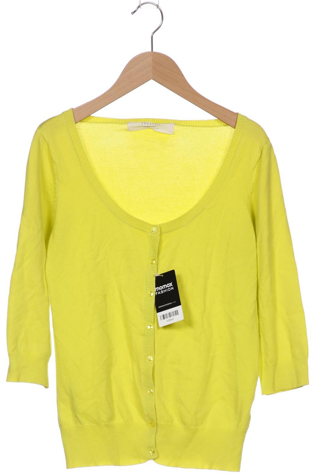 

ZARA Damen Strickjacke, hellgrün