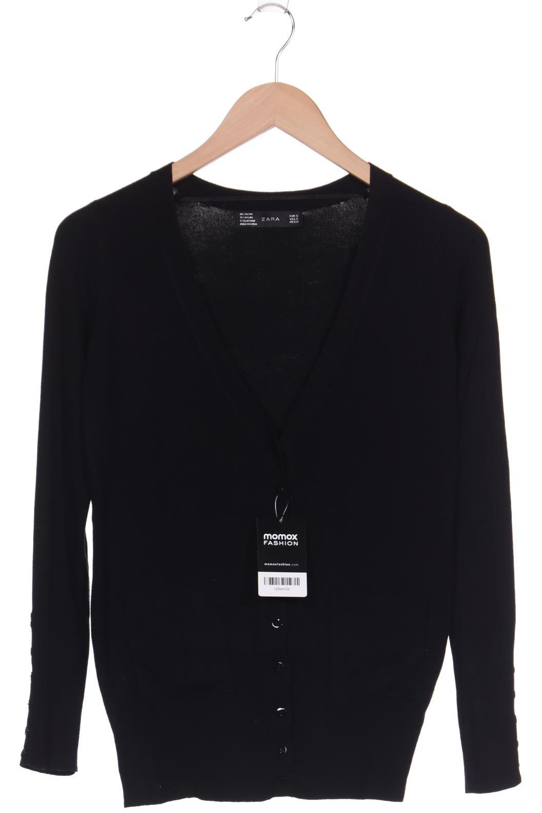 

ZARA Damen Strickjacke, schwarz