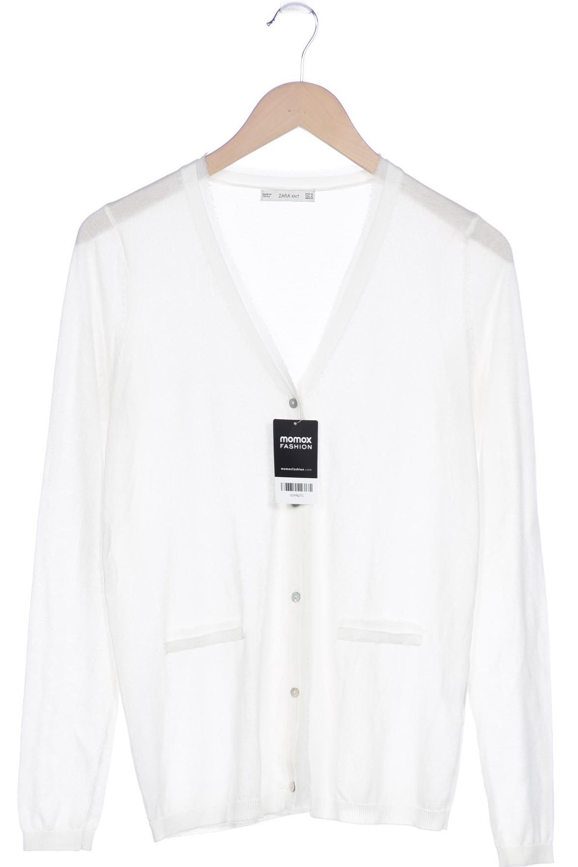 

Zara Damen Strickjacke, cremeweiß, Gr. 38