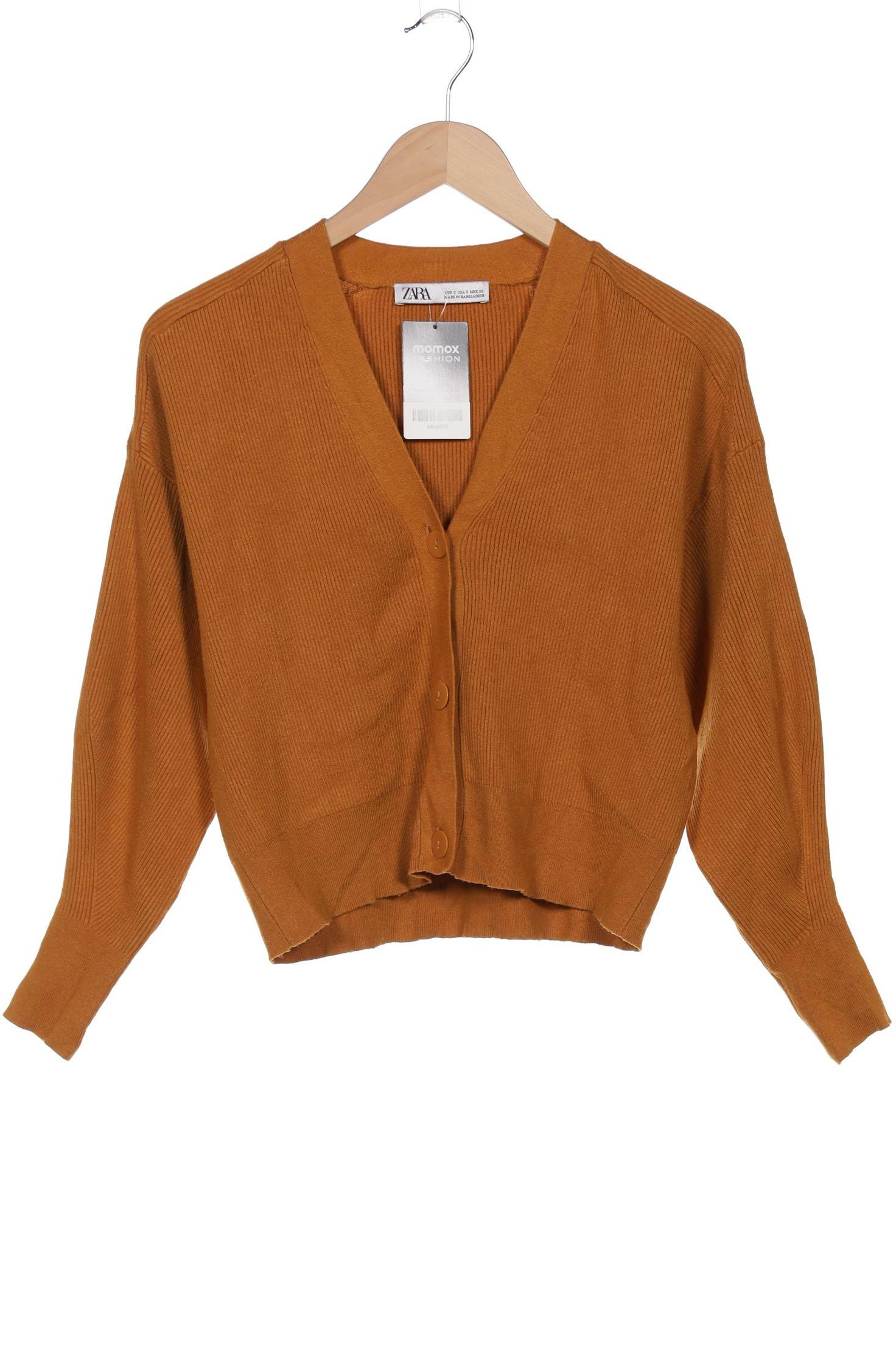

Zara Damen Strickjacke, orange, Gr. 36