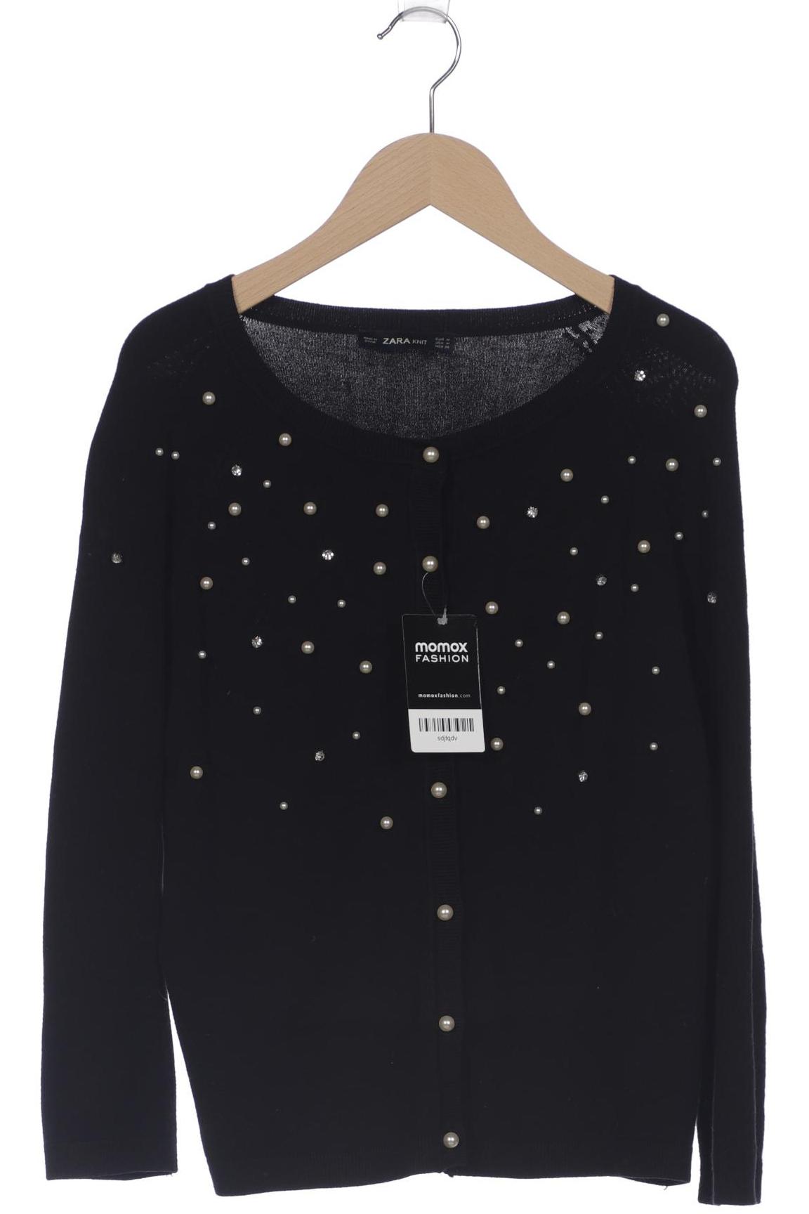

Zara Damen Strickjacke, schwarz, Gr. 38