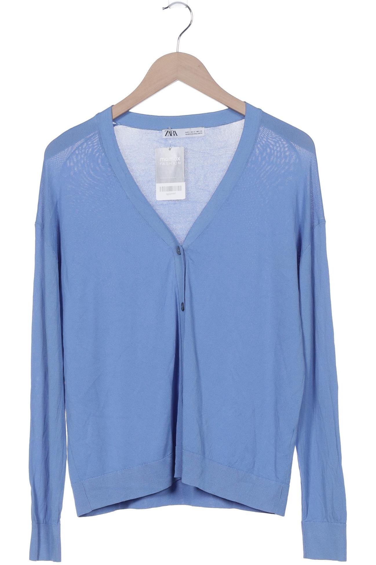 

Zara Damen Strickjacke, blau, Gr. 36