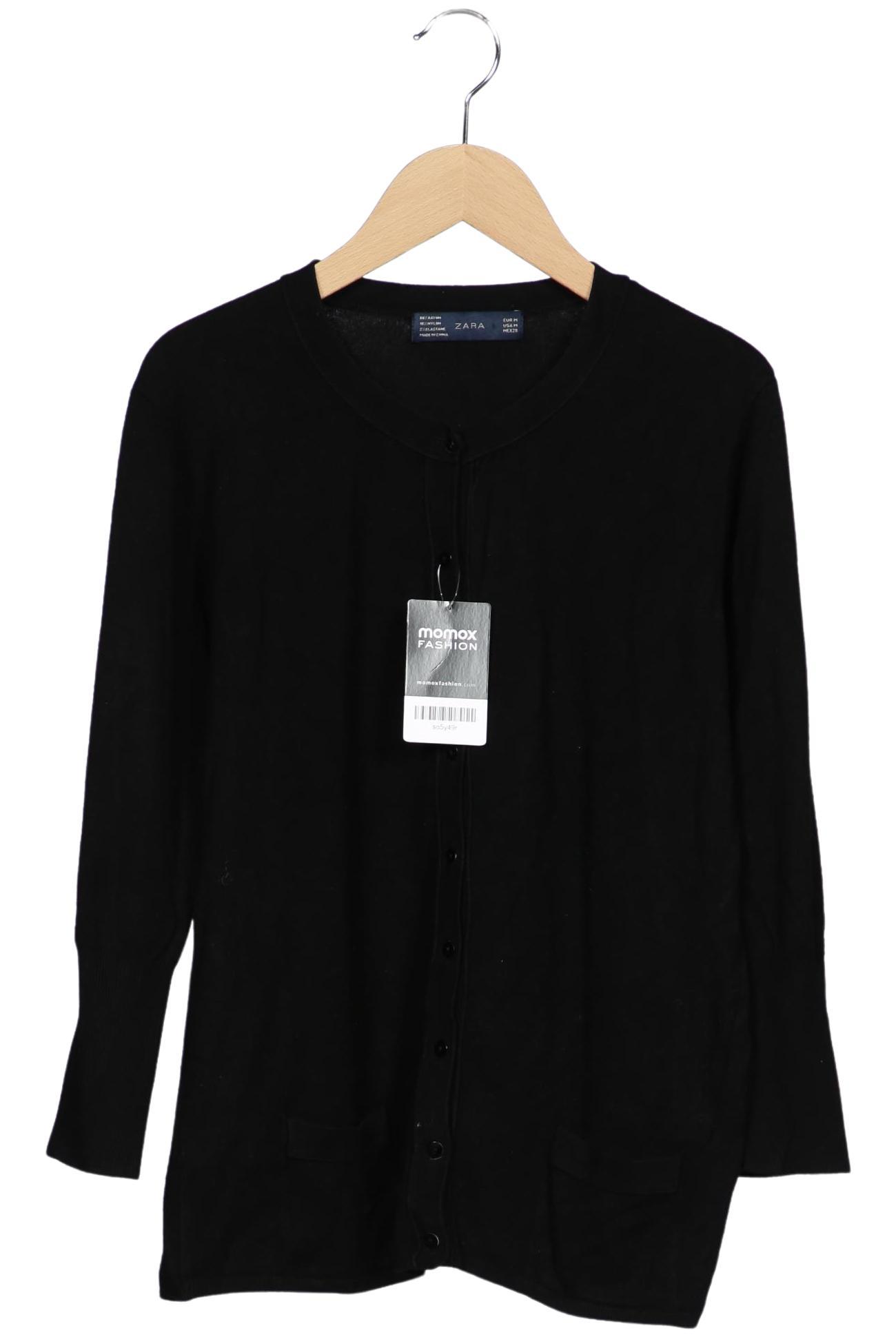 

Zara Damen Strickjacke, schwarz, Gr. 38